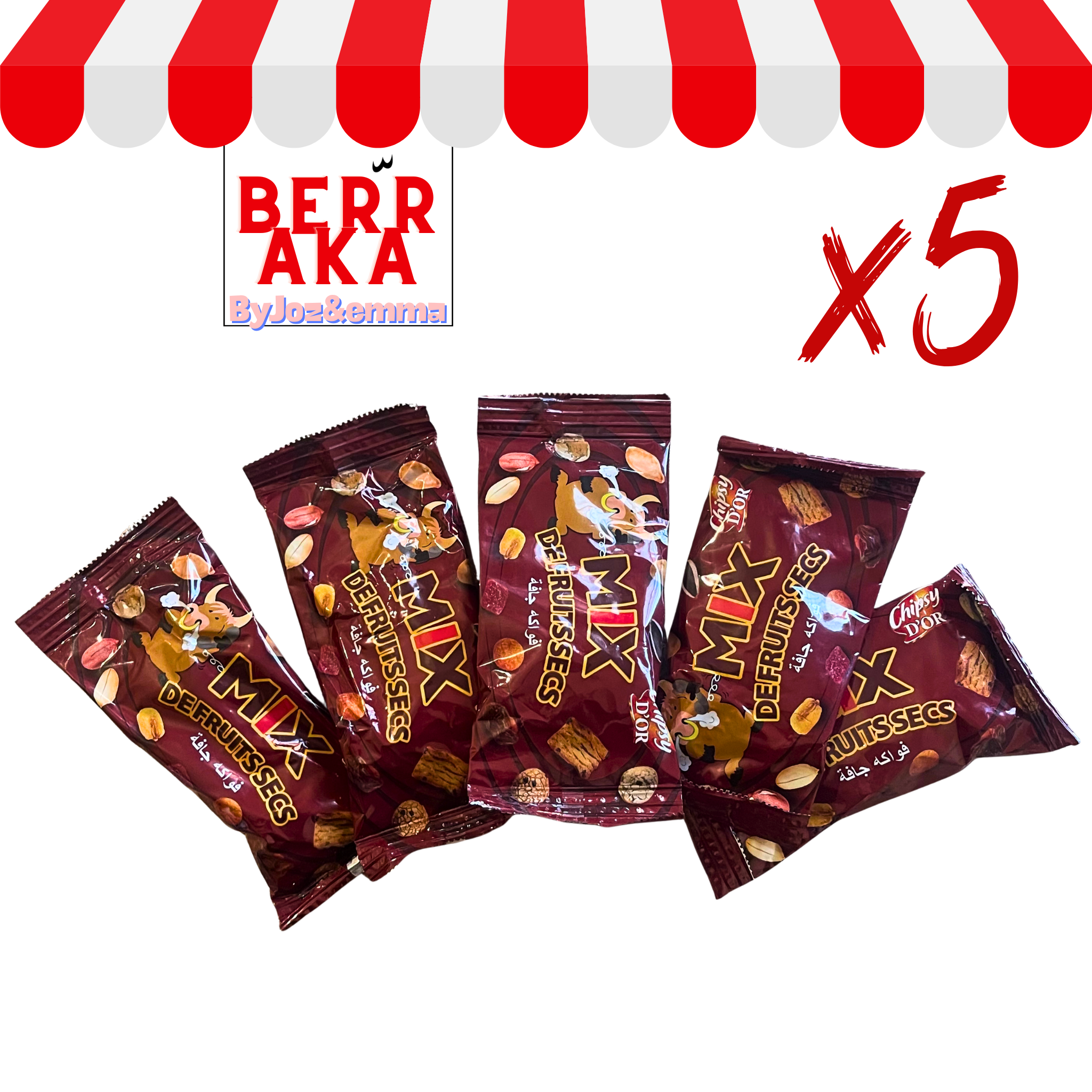 Mix de fruits secs à la marocaine