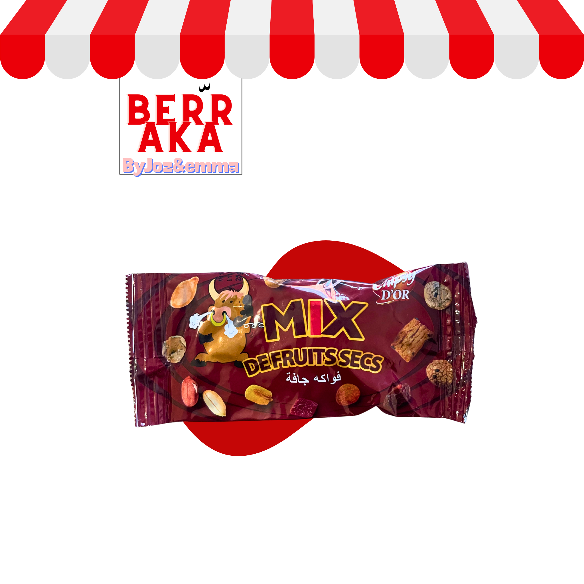 Mix de fruits secs à la marocaine