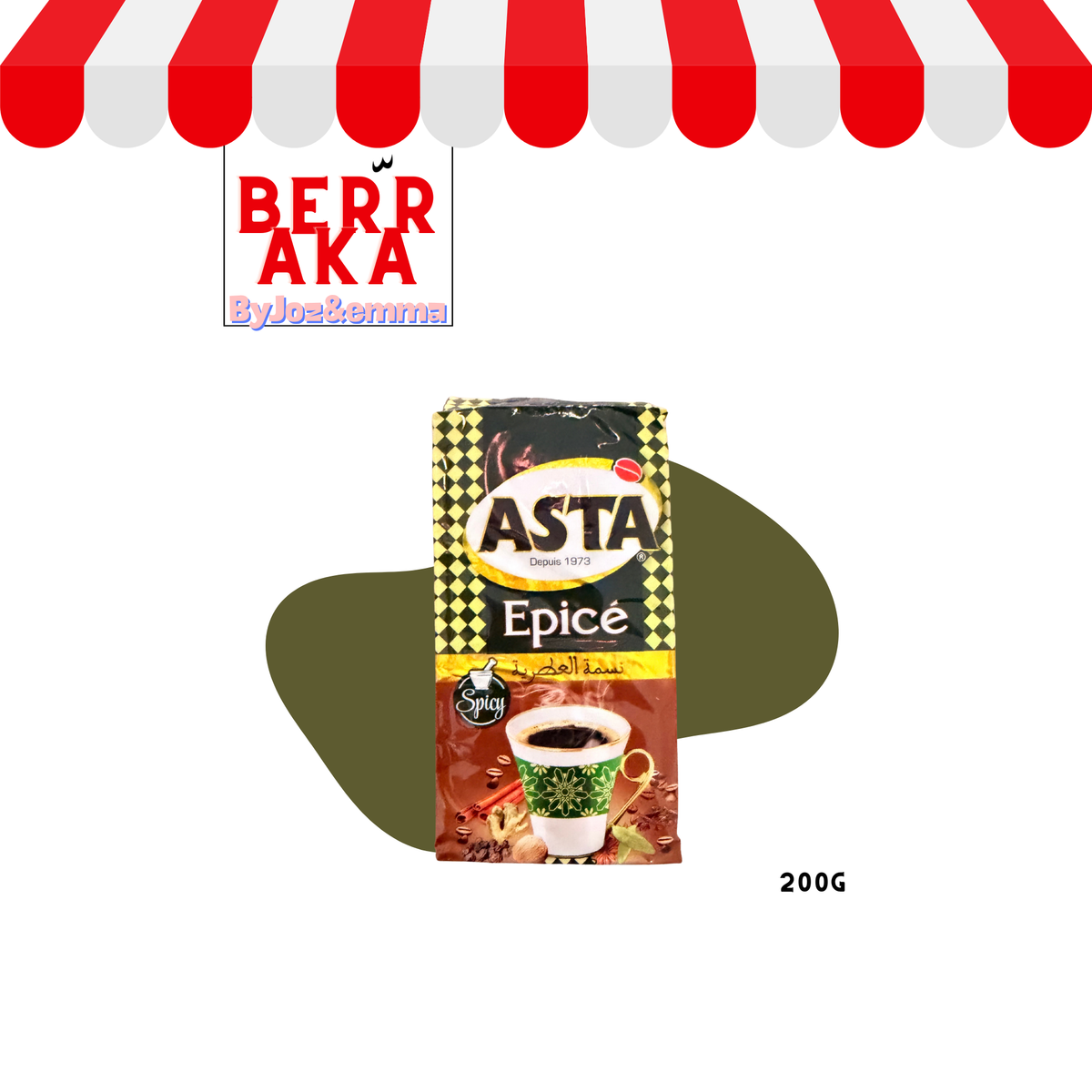 Café ASTA Épicé 200 g Café aux épices du Maroc