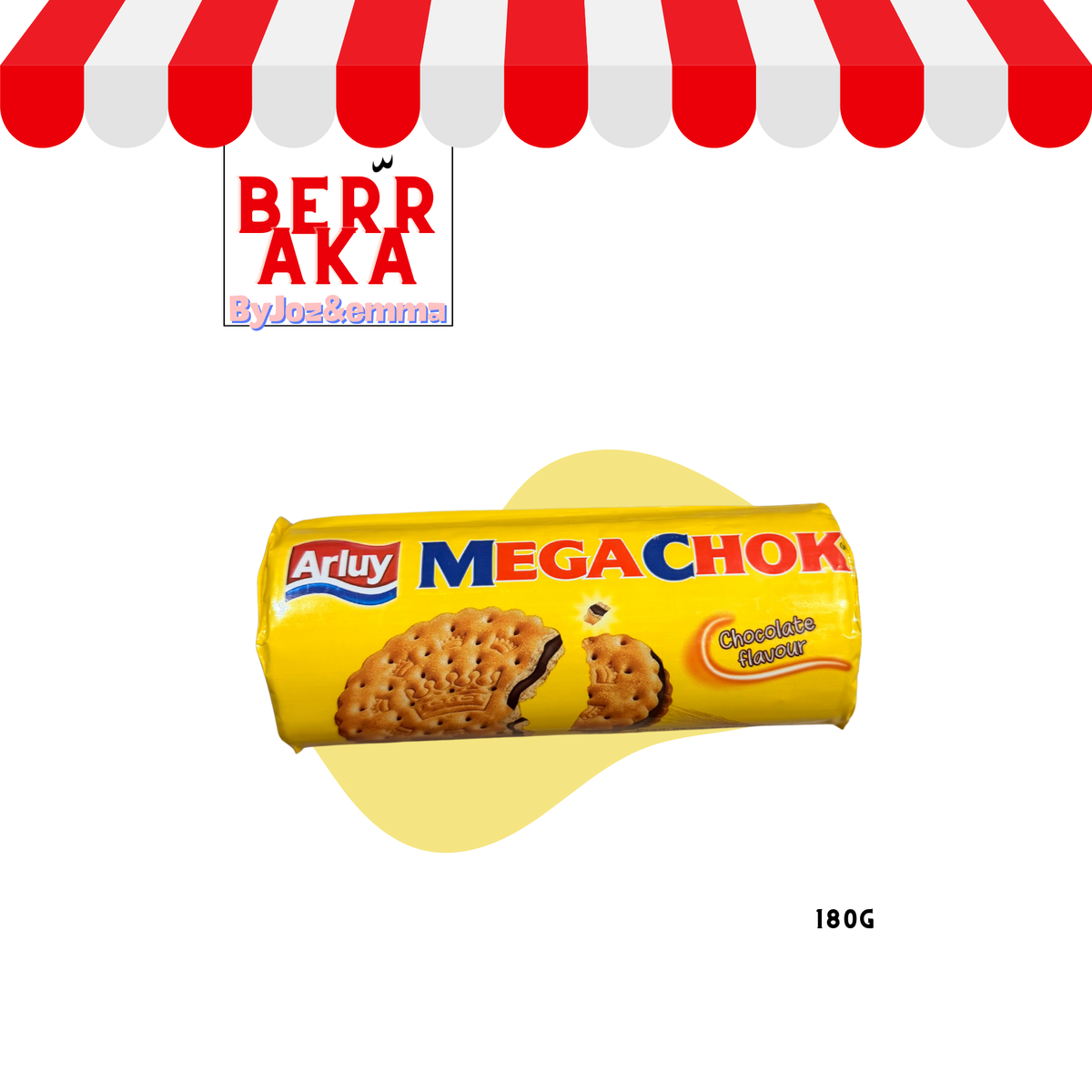 Megachok Biscuits fourrés au chocolat