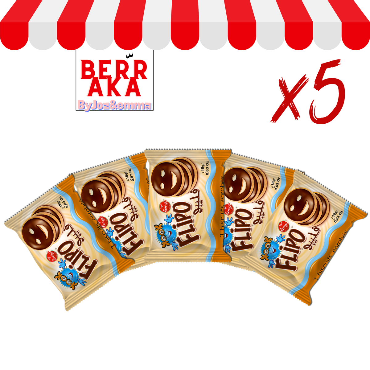 FLIPO Chocolat Henry's 18g