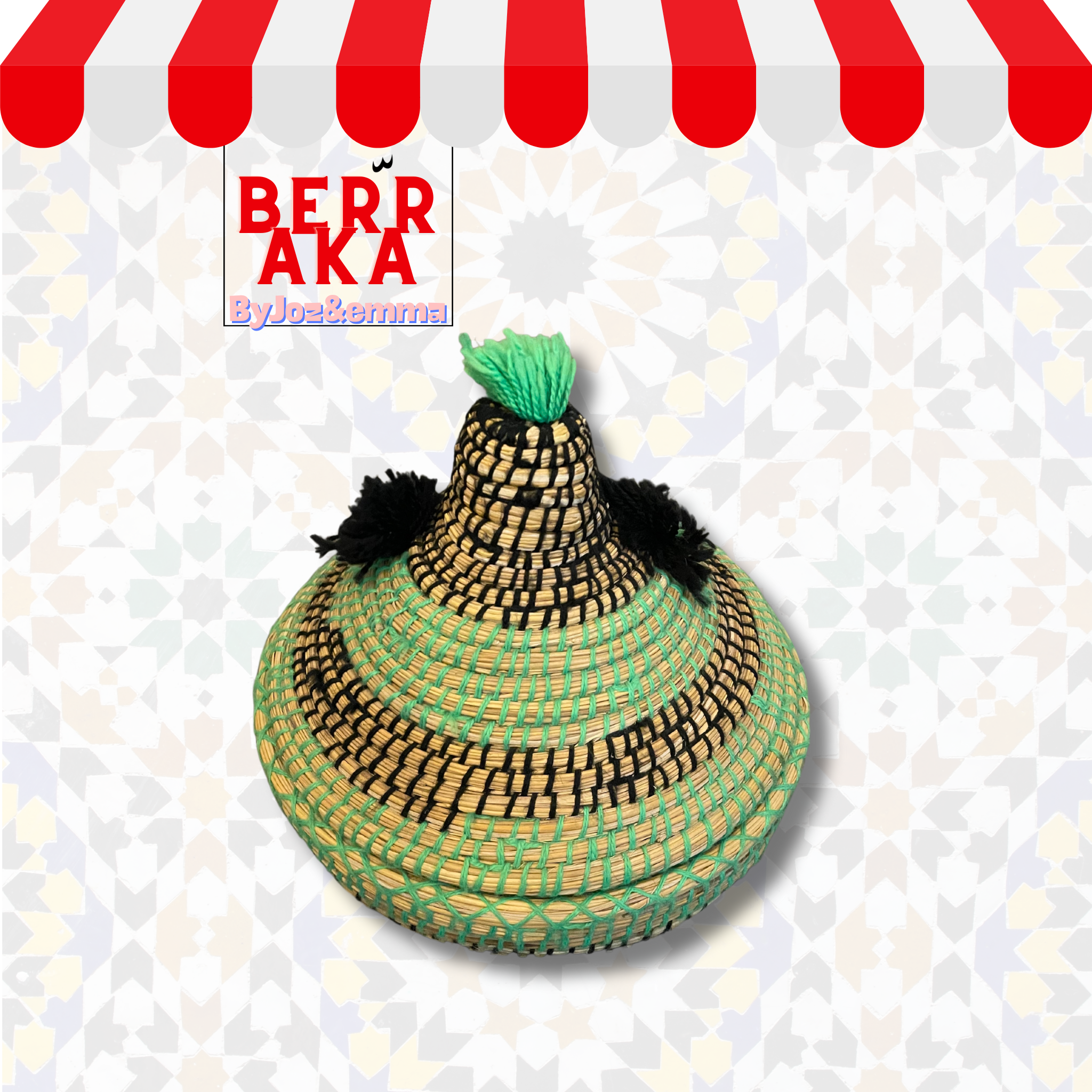 Grand Panier Traditionnel Tajine Marocain