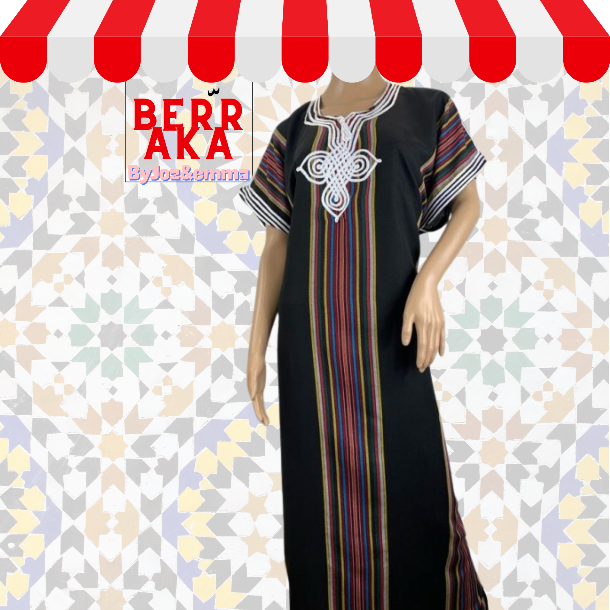 Gandoura Marocaine - Abaya Femme