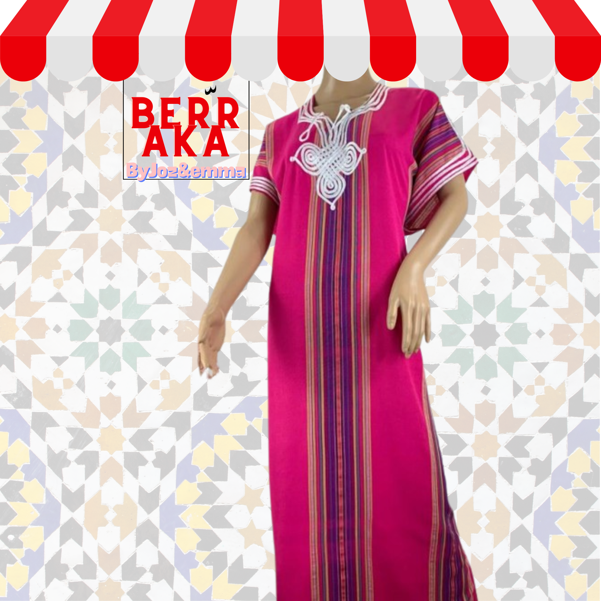 Gandoura Marocaine - Abaya Femme