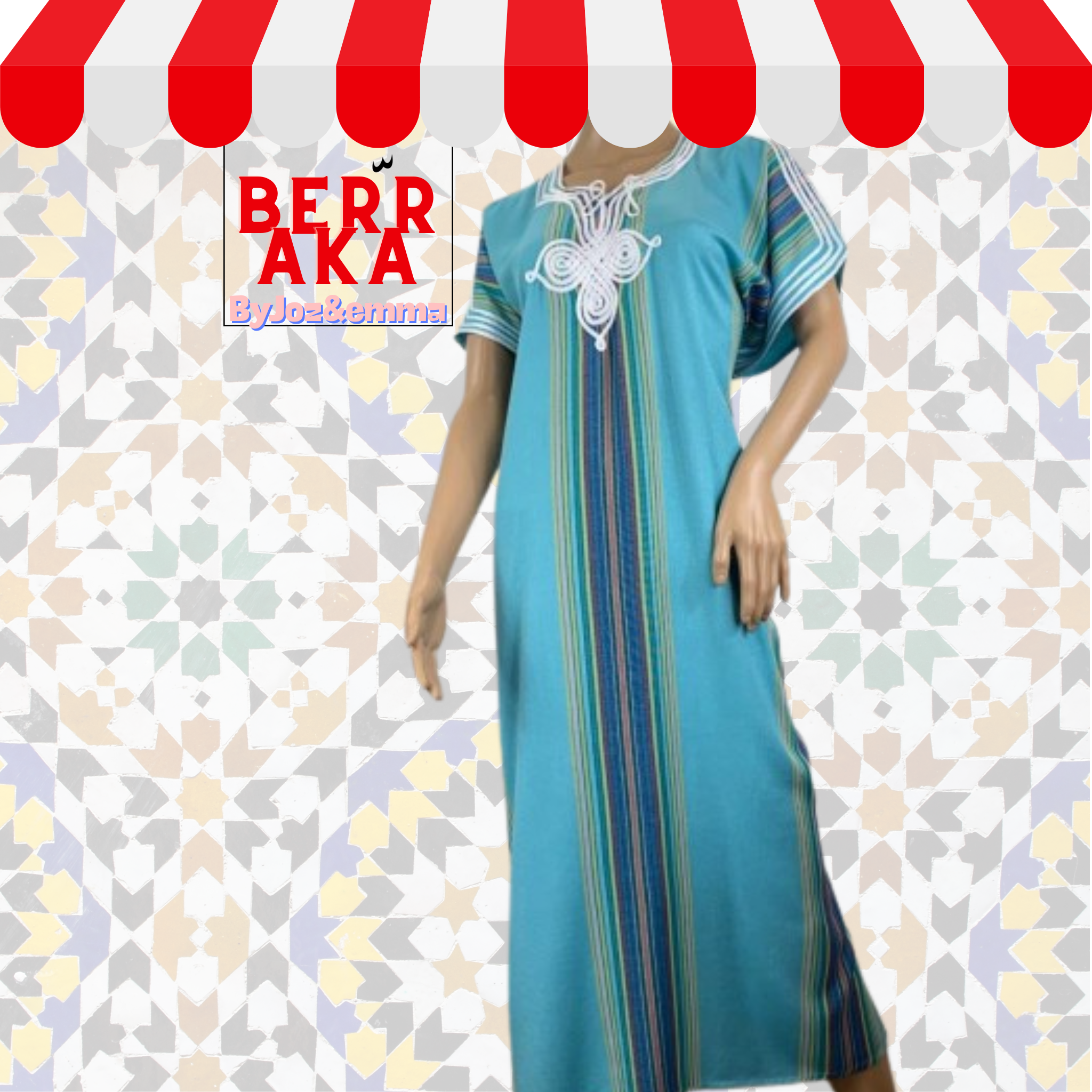 Gandoura Marocaine - Abaya Femme