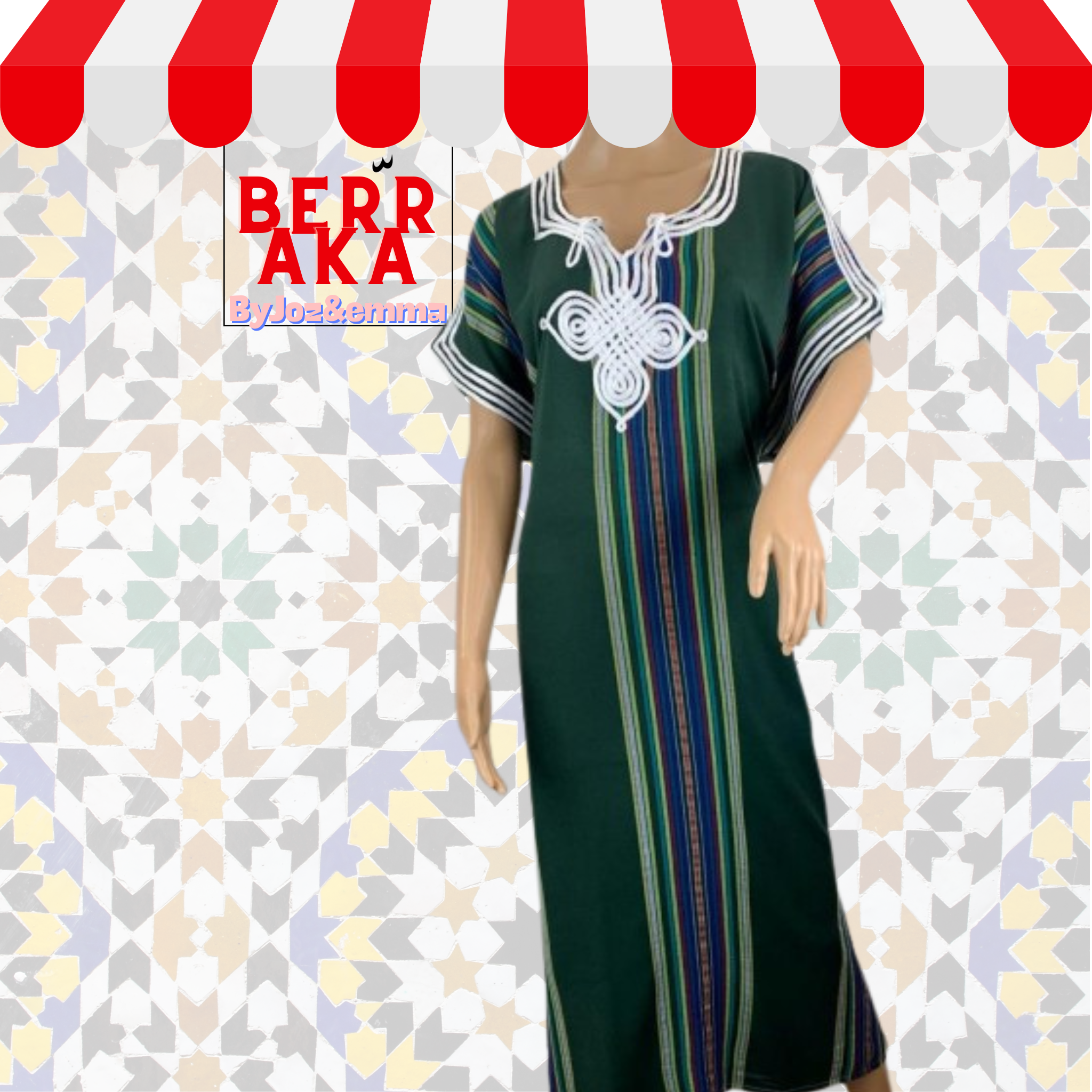 Gandoura Marocaine - Abaya Femme