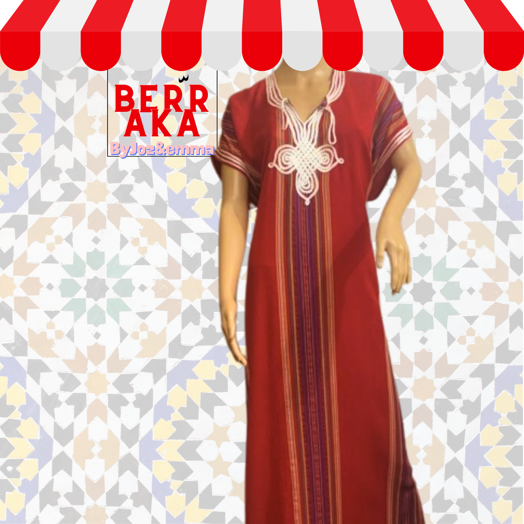 Gandoura Marocaine - Abaya Femme