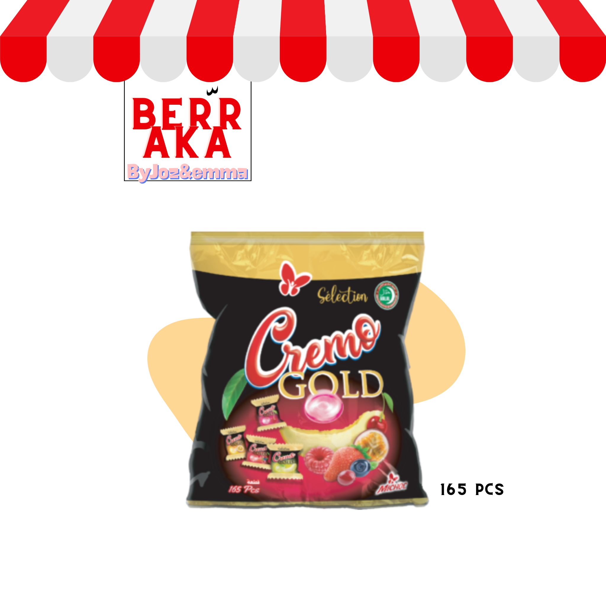 Bonbon Cremo Gold (multi fruits)