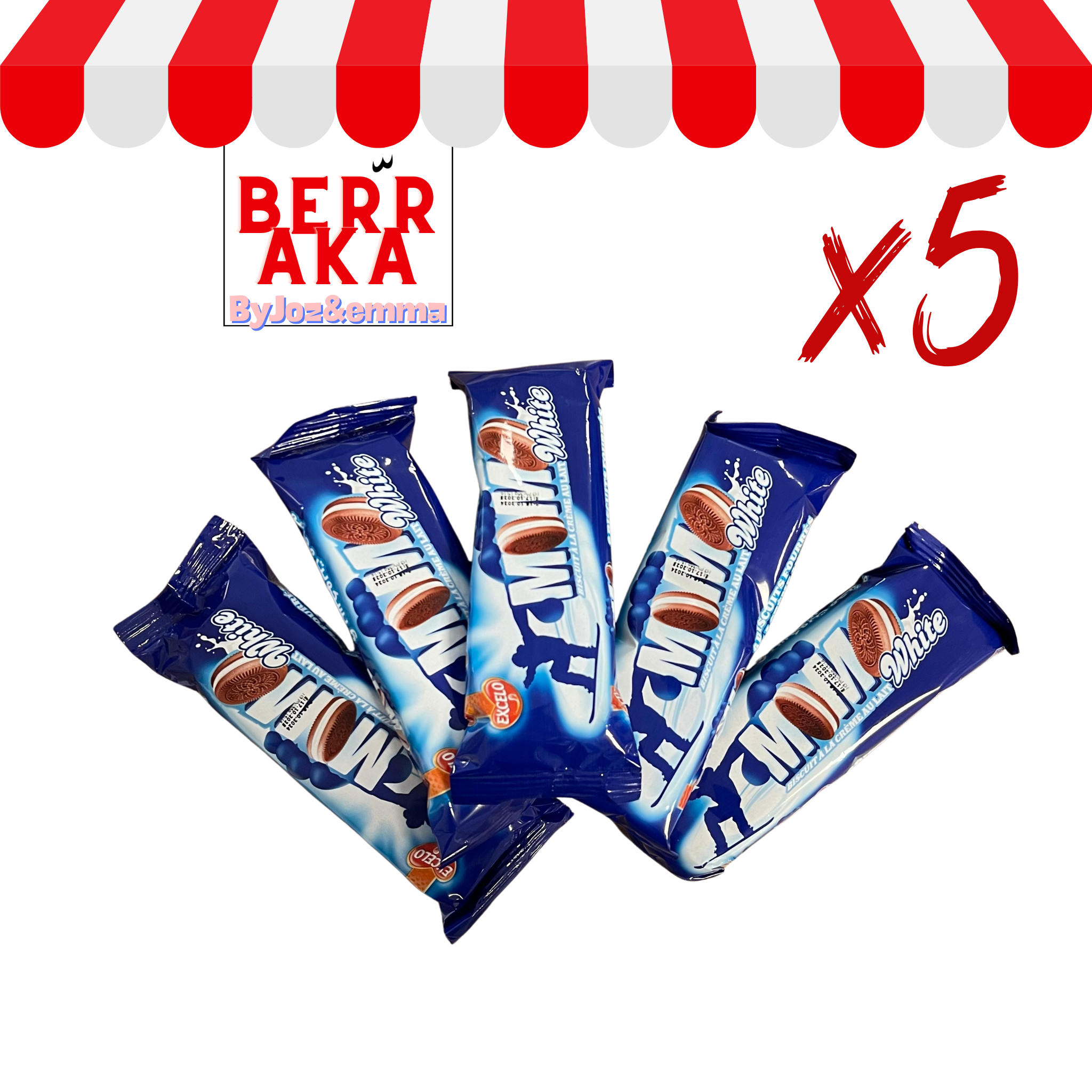 5x MOMO Biscuit cacao