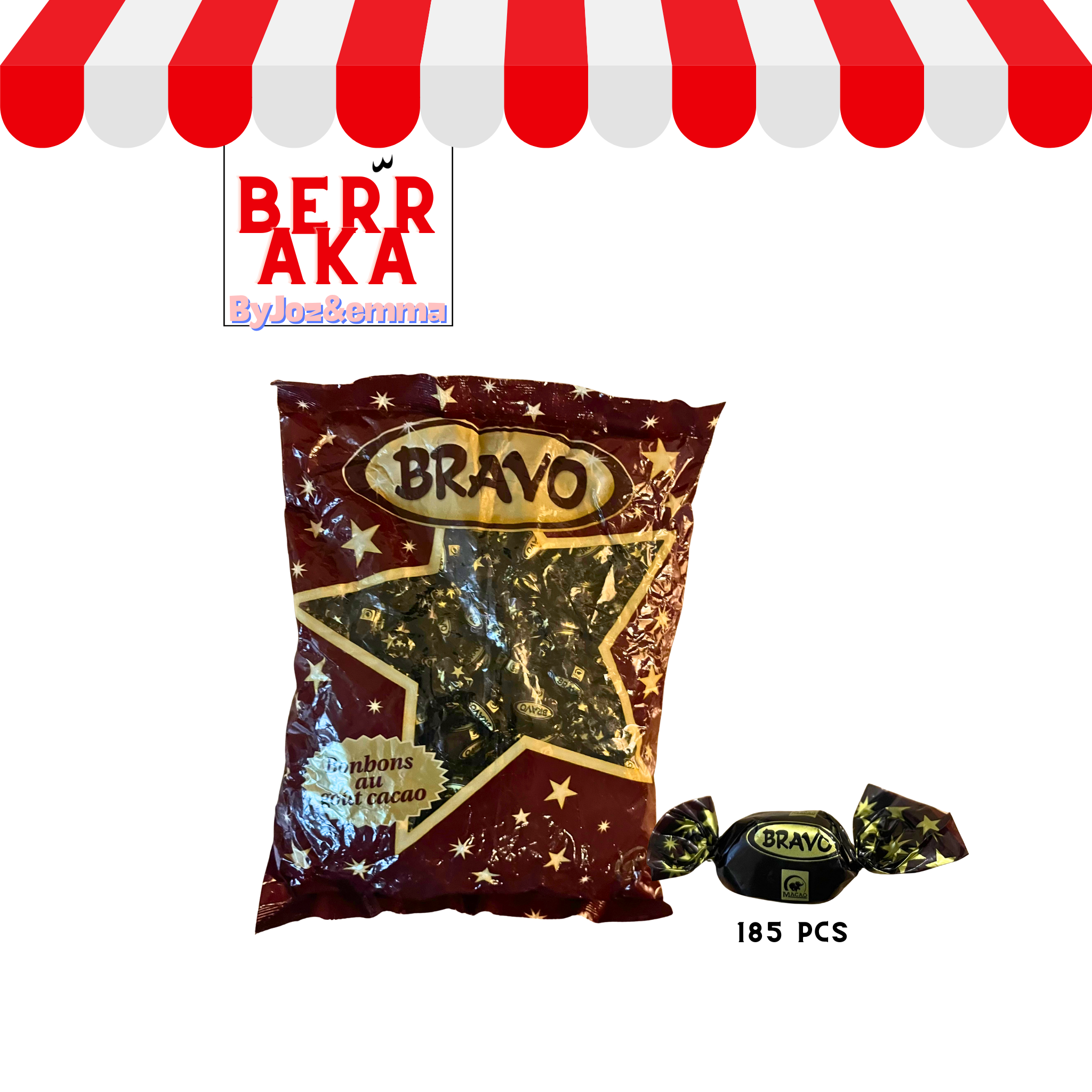 10x Bonbon Bravo au Cacao