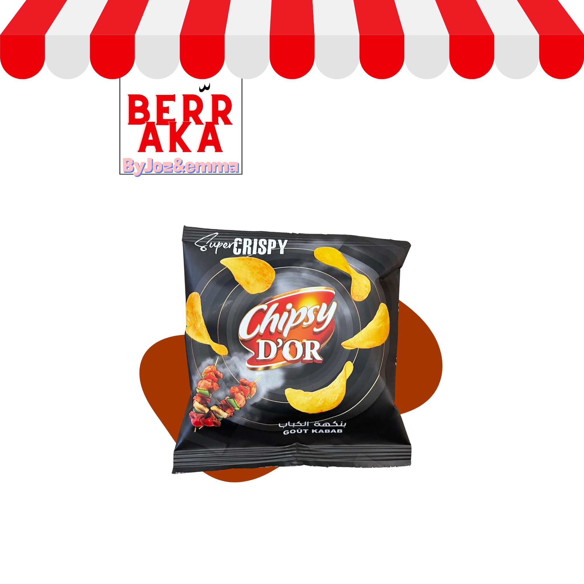 Chipsy d'or - Sel, Fromage, Piment et Kebab