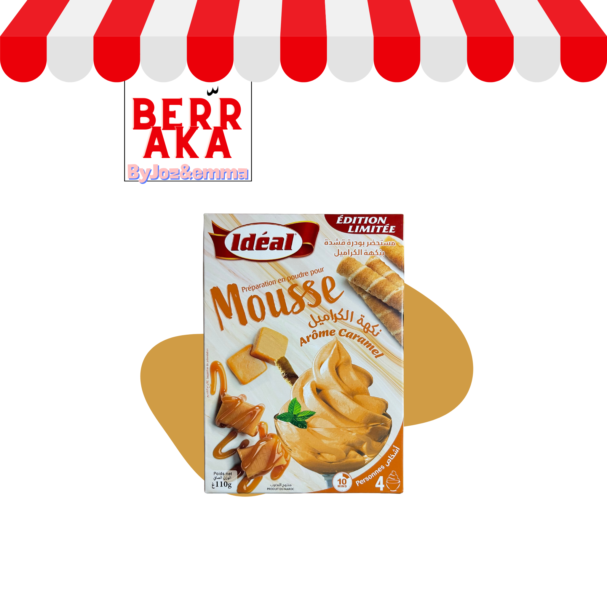 Mousse - preparation en poudre - Idéal 110g