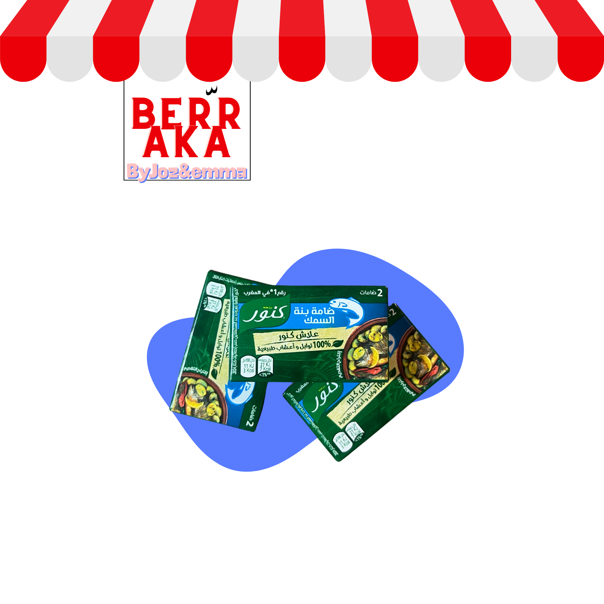 3 Knorr - carrés bouillons ( 2 x 3 cubes de 9g )