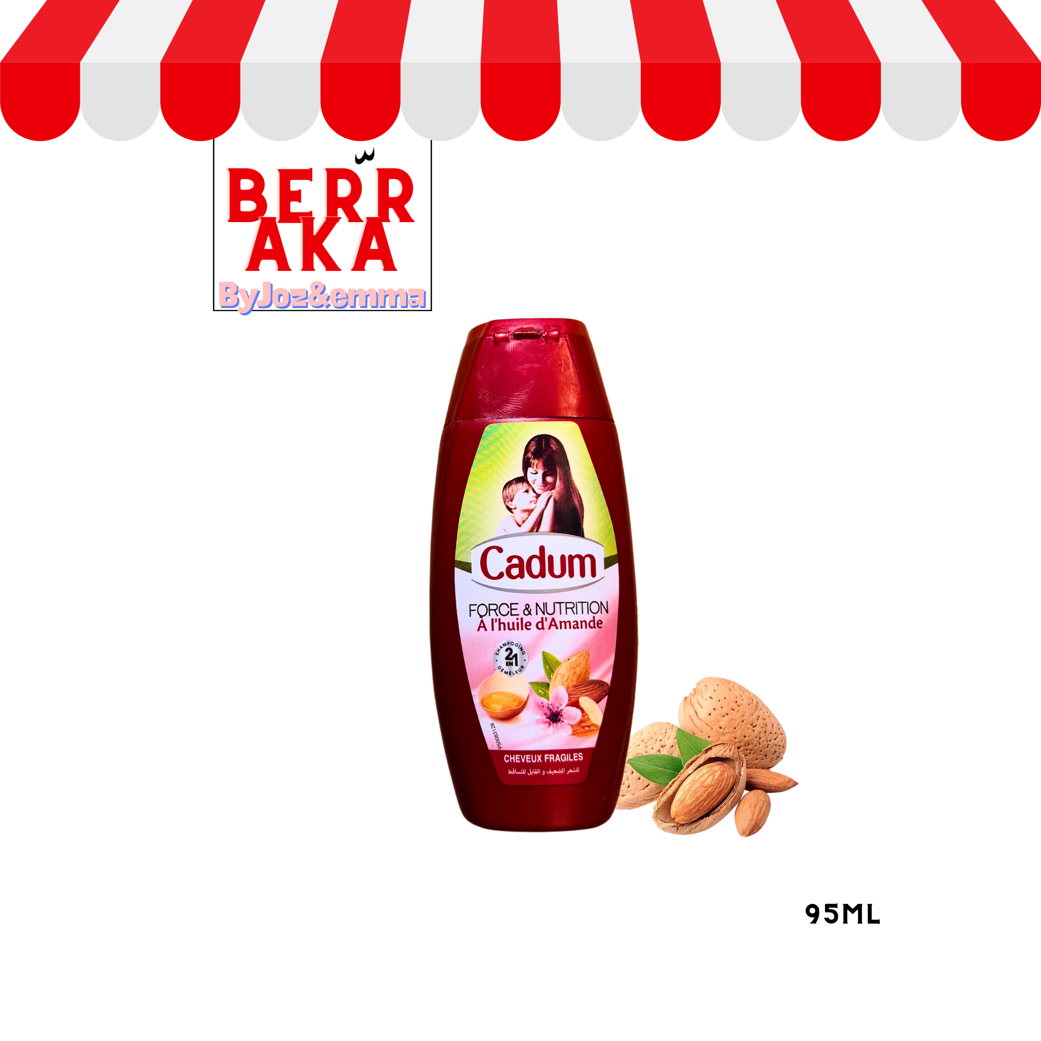 Cadum Shampoing - 95ml - petit format