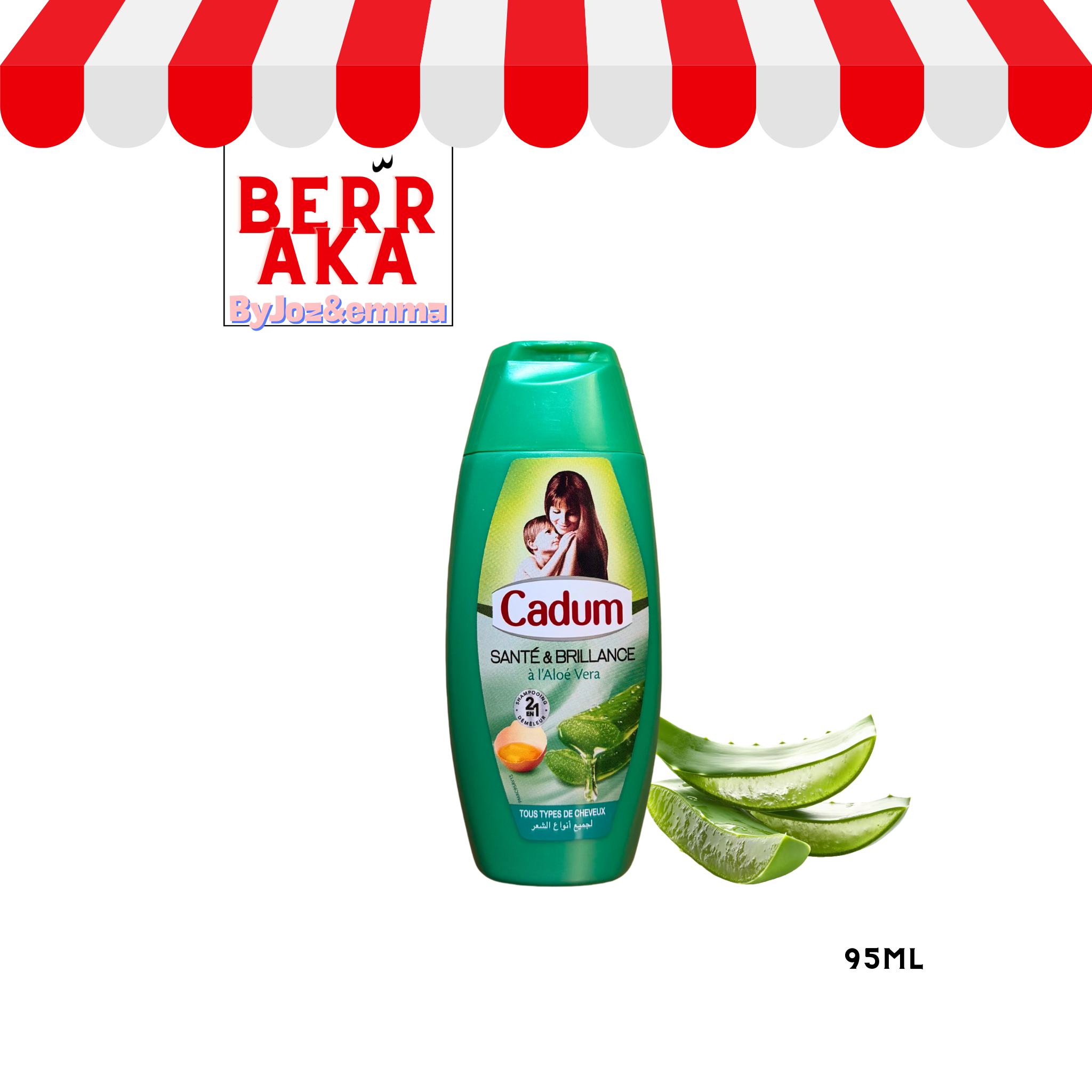 Cadum Shampoing - 95ml - petit format