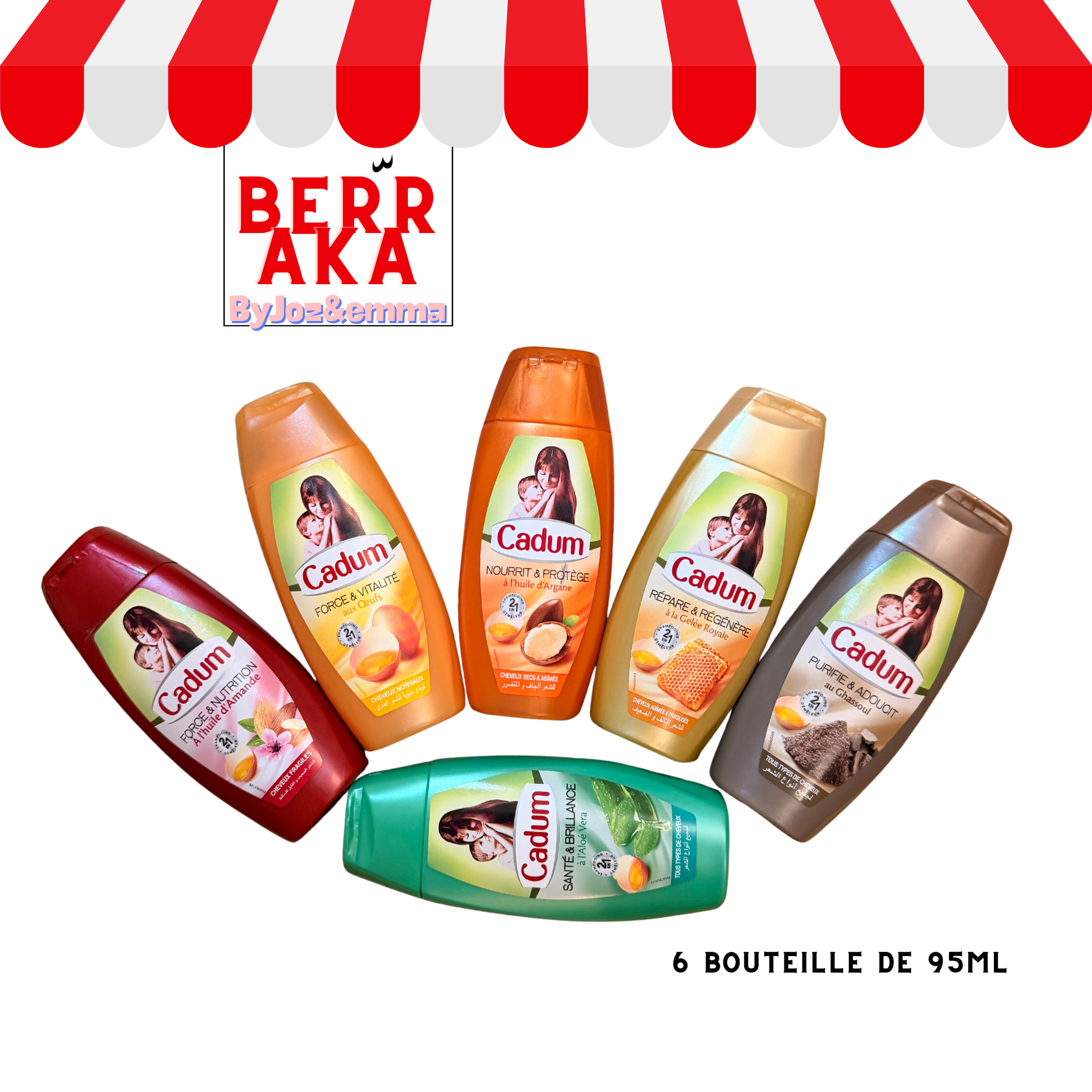 Cadum Shampoing - 95ml - petit format