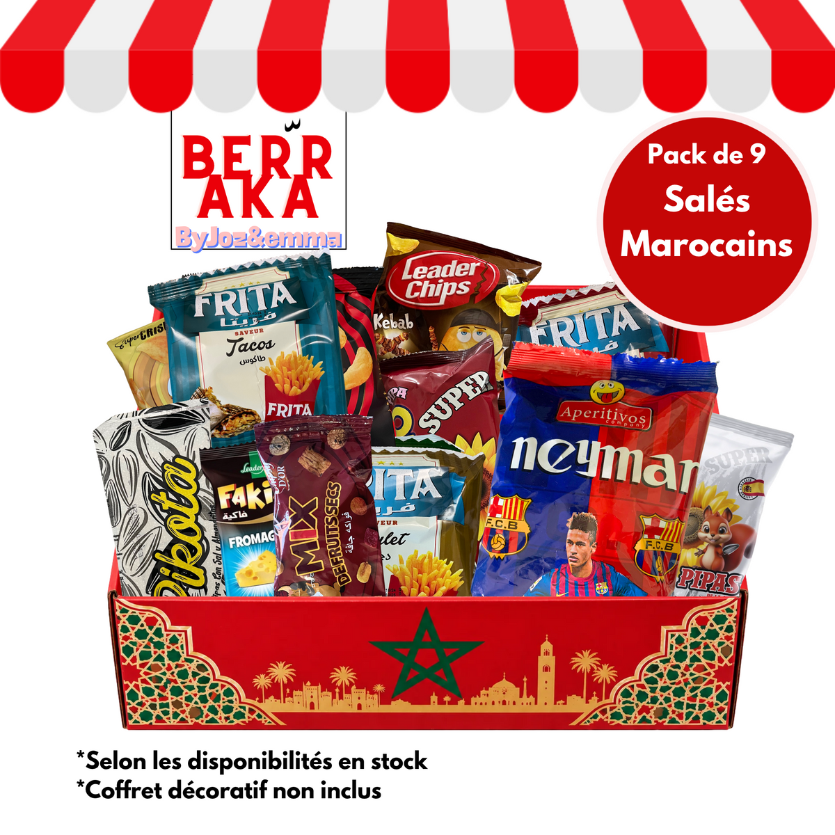Pack Salé marocain - 9 pépites