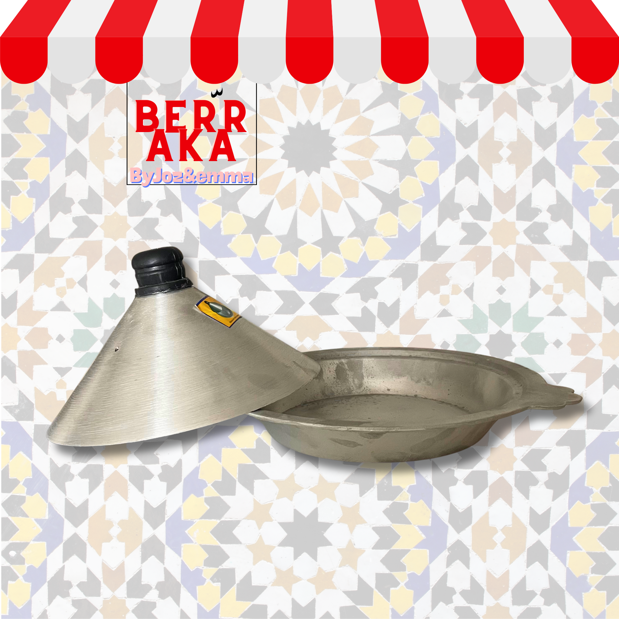 Tajine aluminium pour 5-6 personnes
