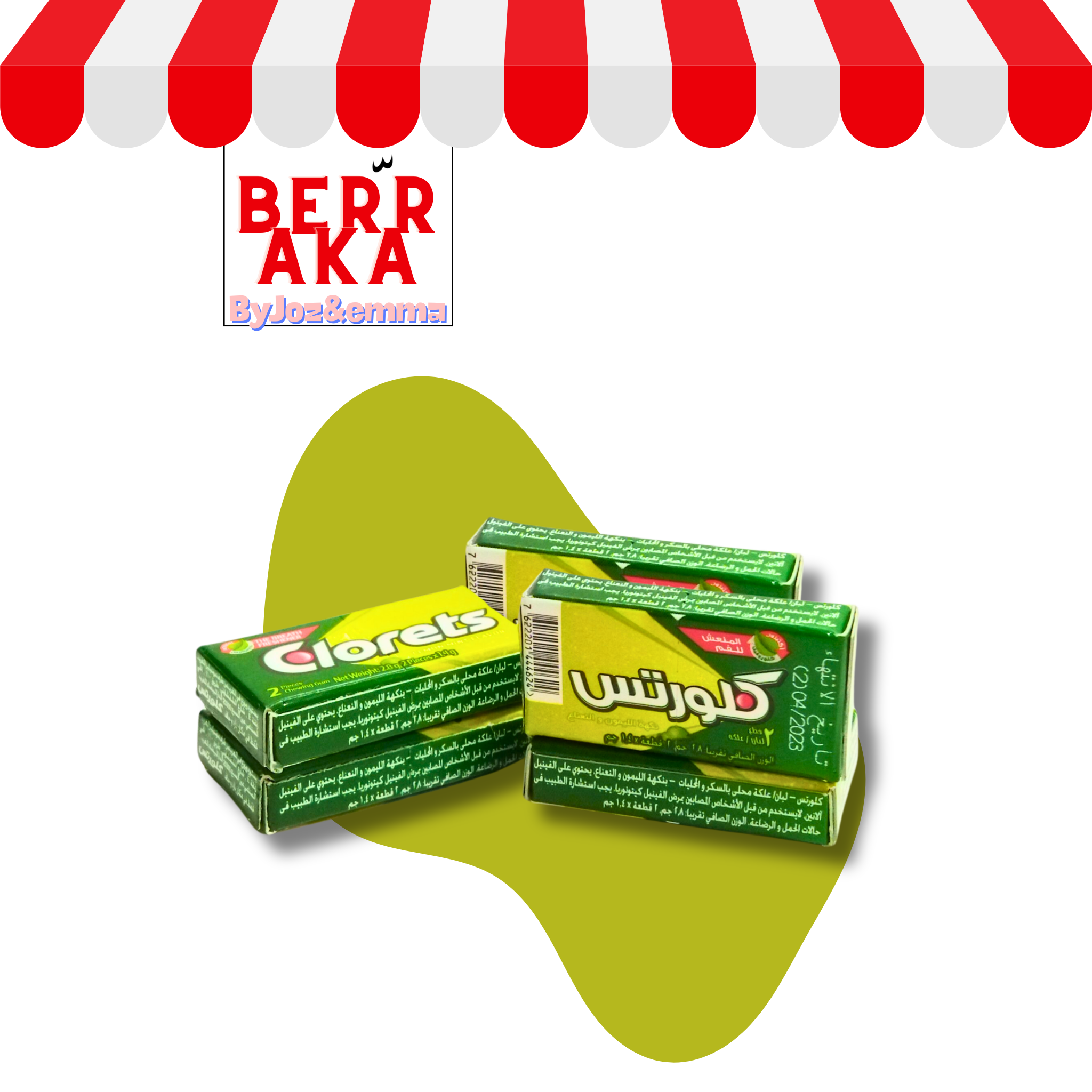 5x Clorets - Chewing-gum
