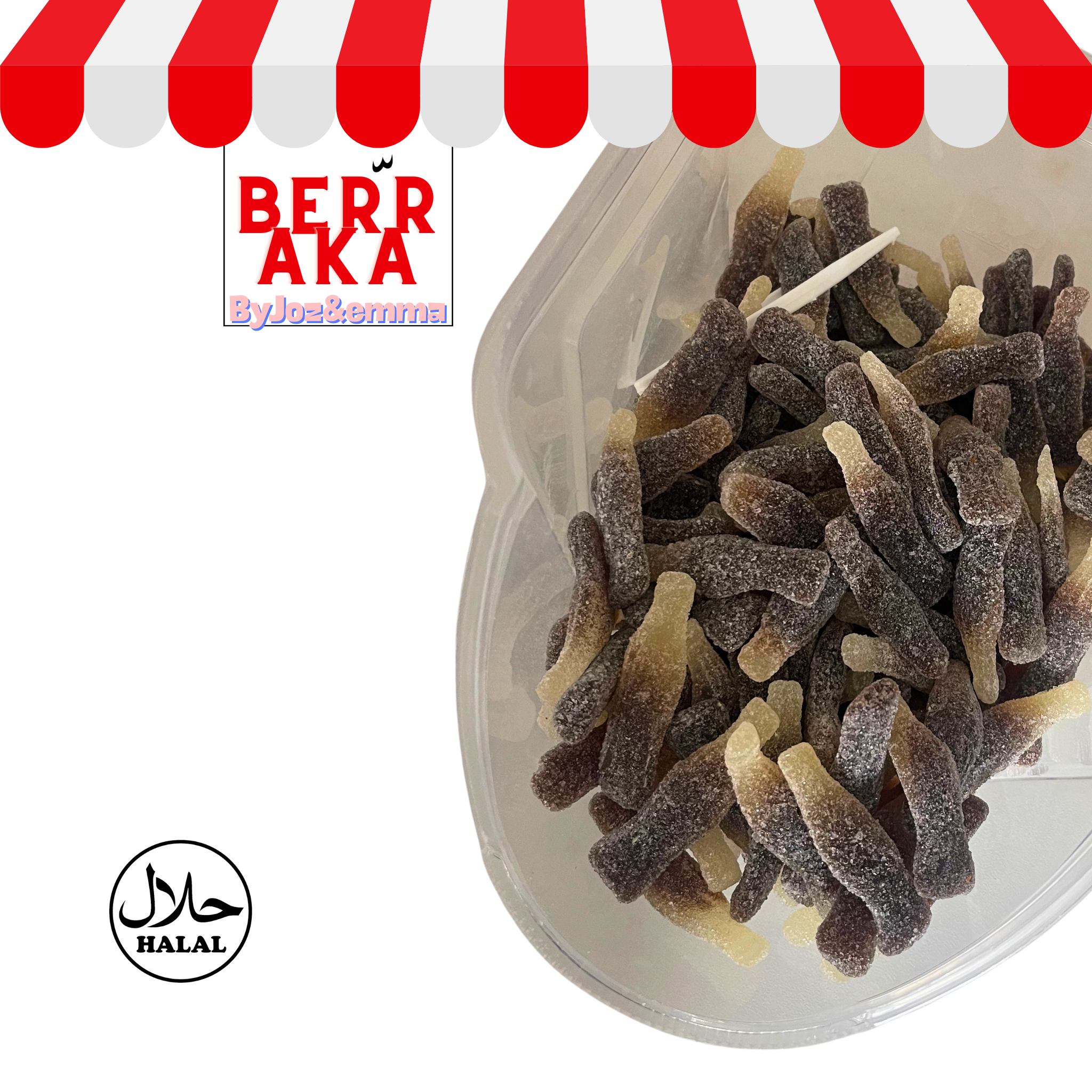 10x Bonbon Sucré au cola