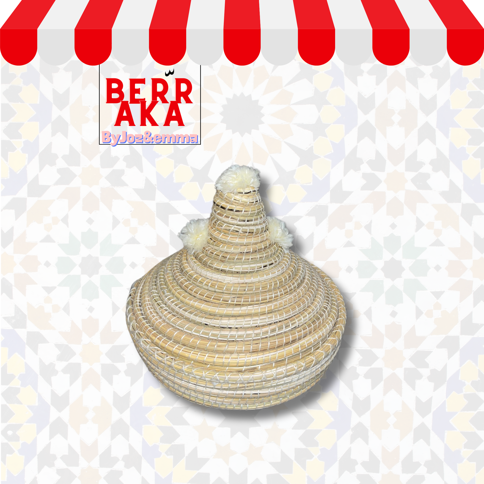 Grand Panier Traditionnel Tajine Marocain
