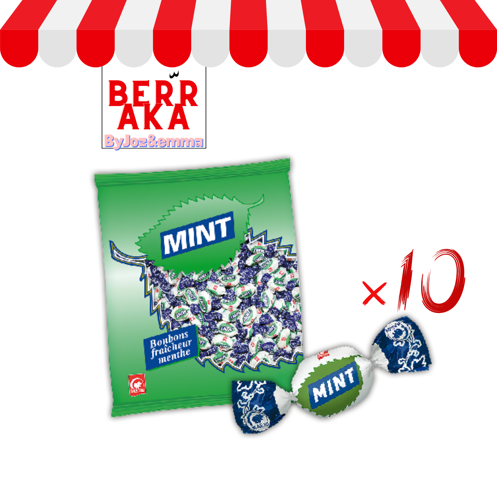 10x Bonbon Mint