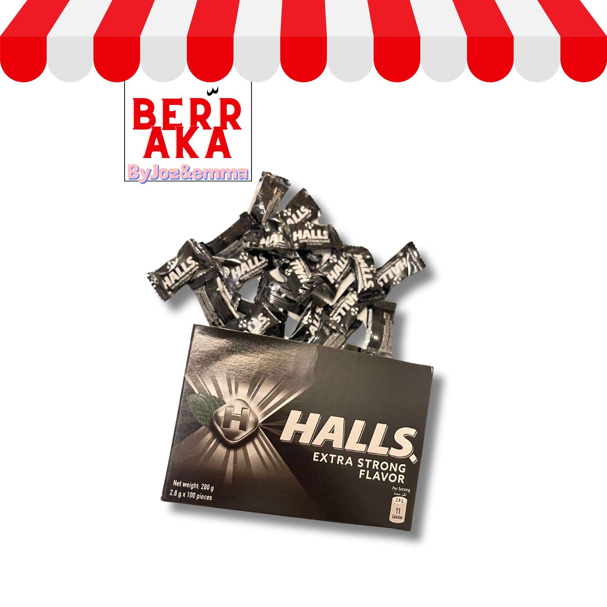 5x Halls ultra fort