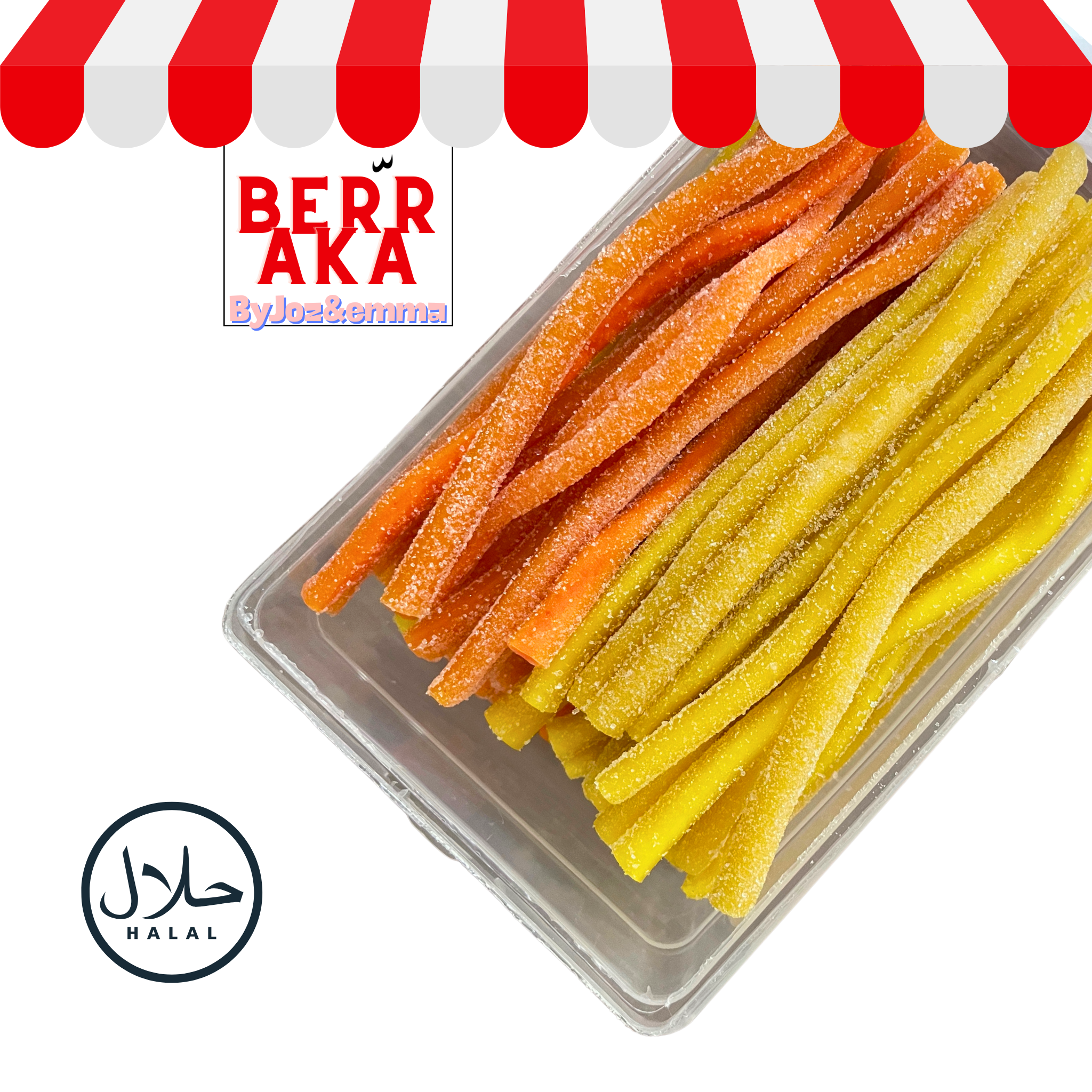 5x REGALO Tube sucré exotique