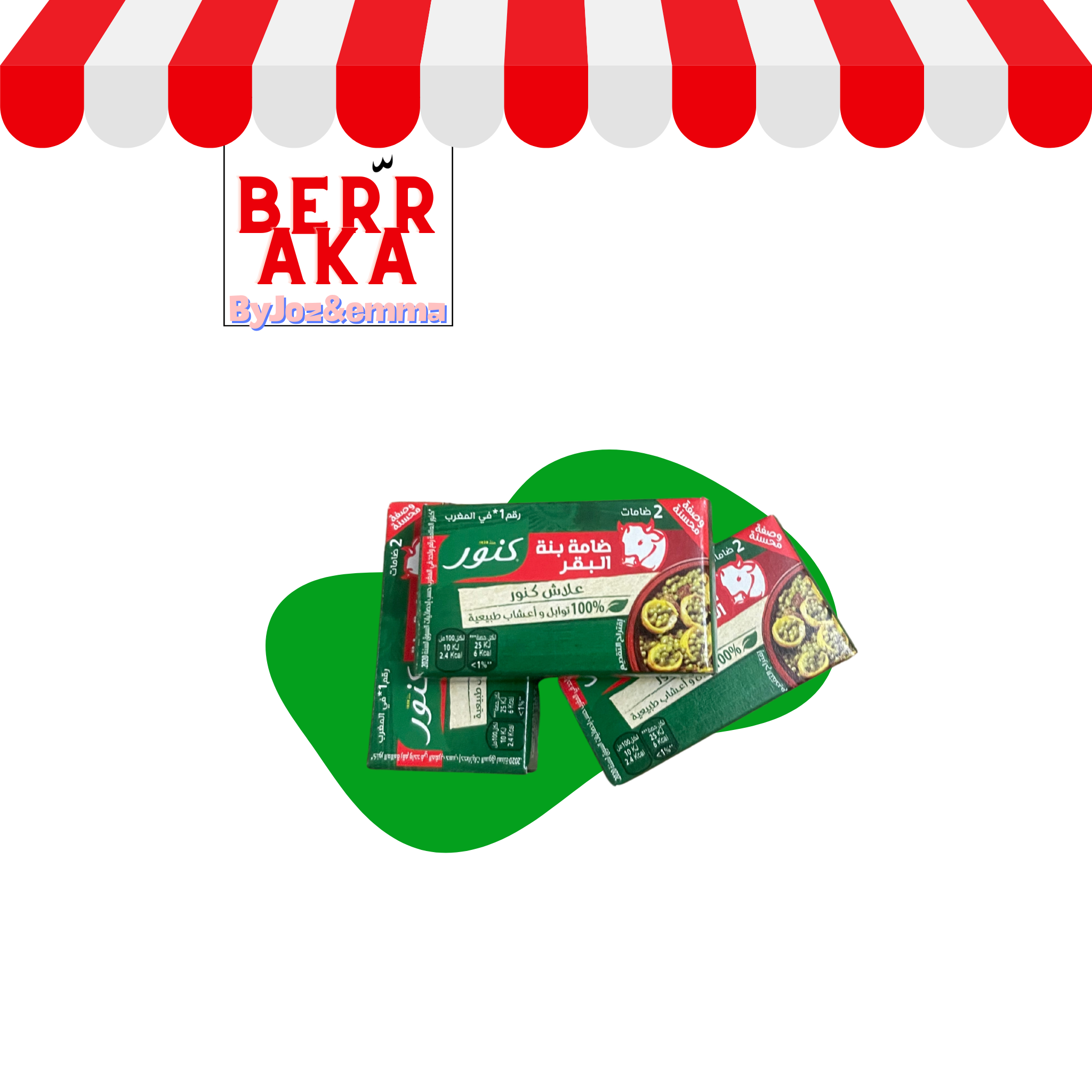 3 Knorr - carrés bouillons ( 2 x 3 cubes de 9g )