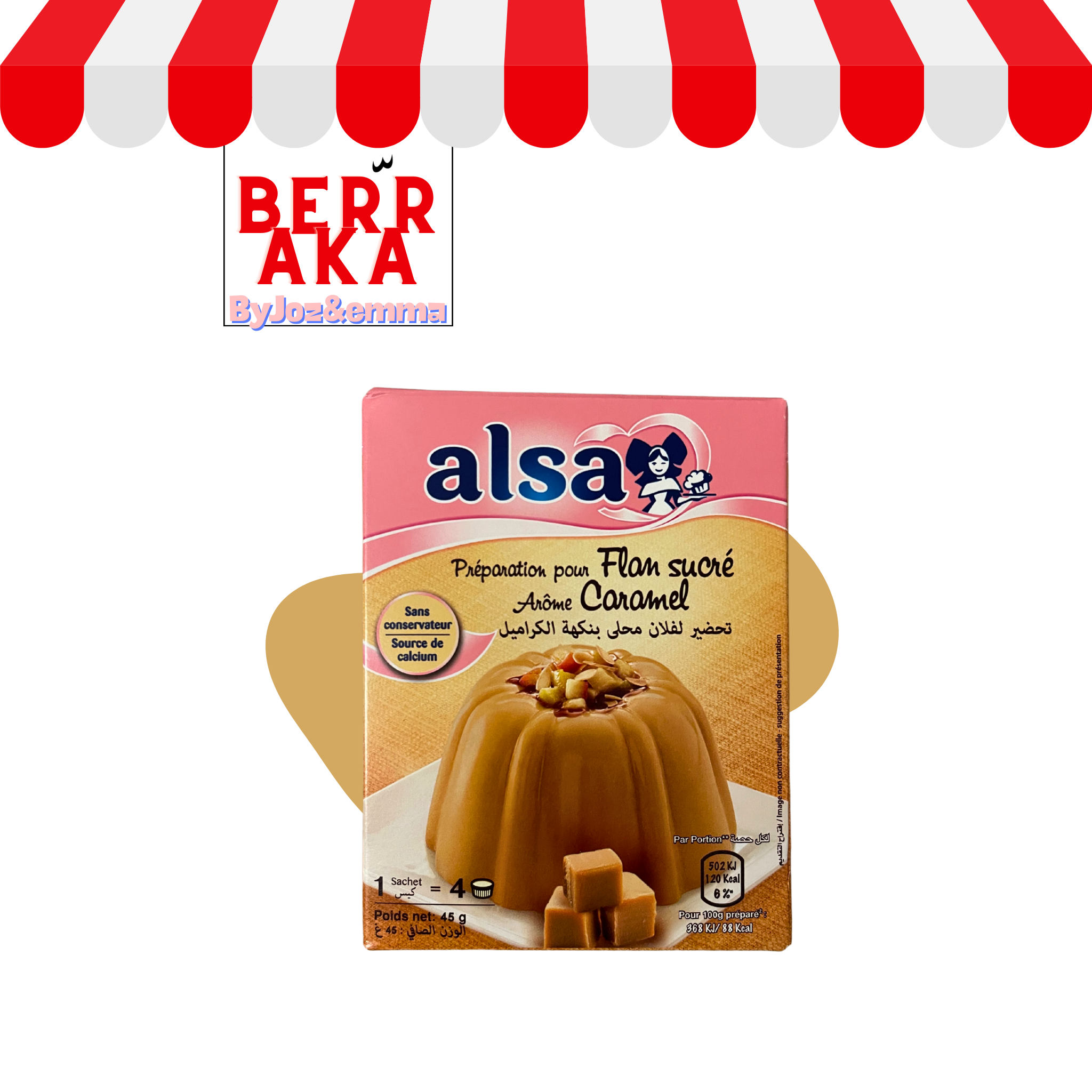 flan caramel alsa marocain