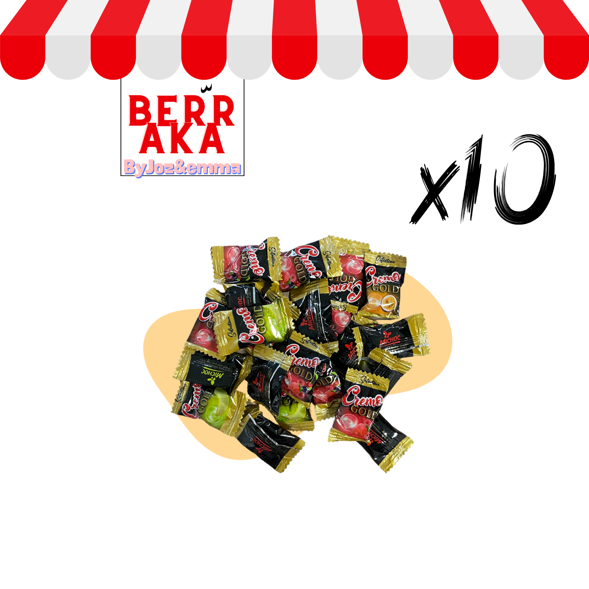 Bonbon Cremo Gold (multi fruits)