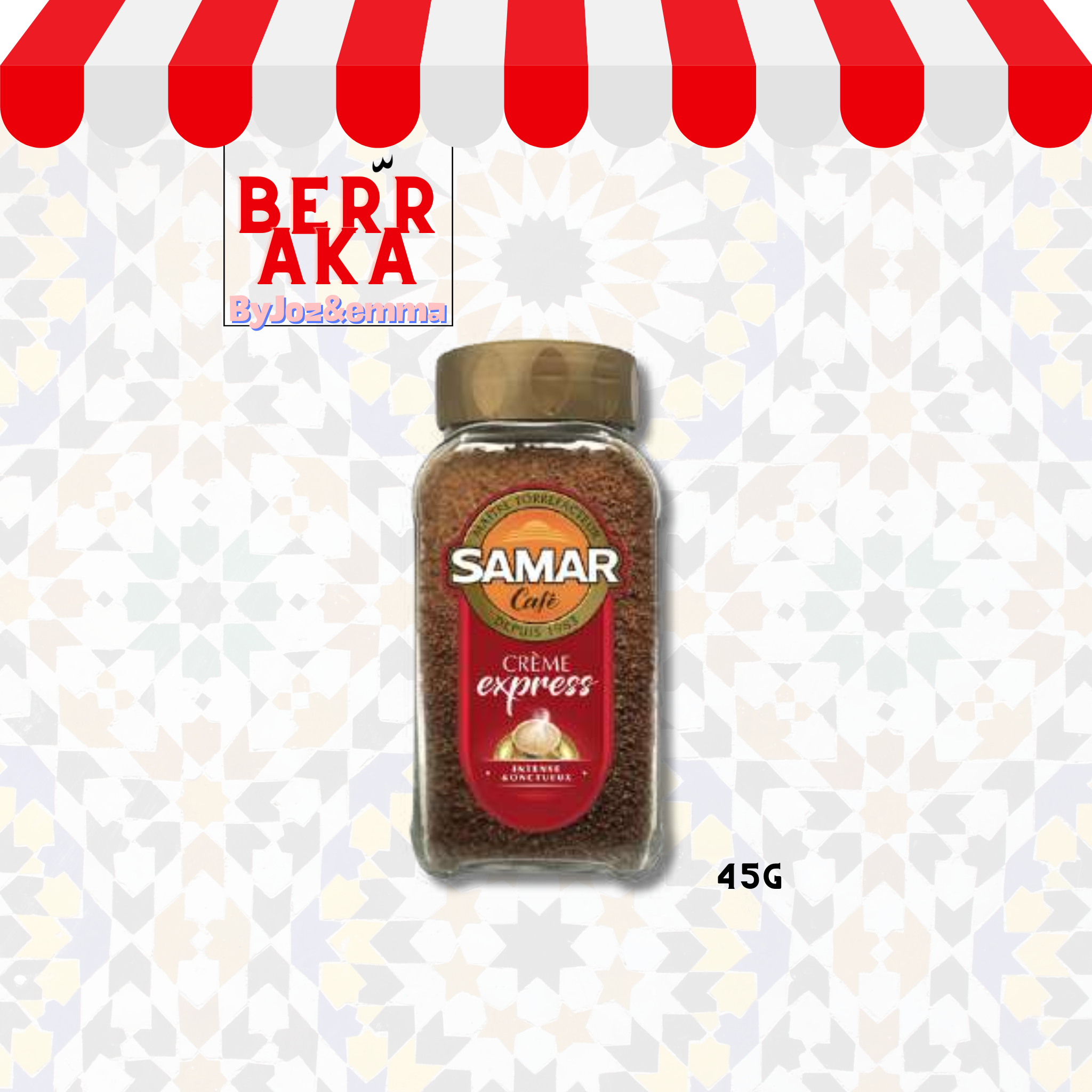 Café crème Samar - Soluble 45G