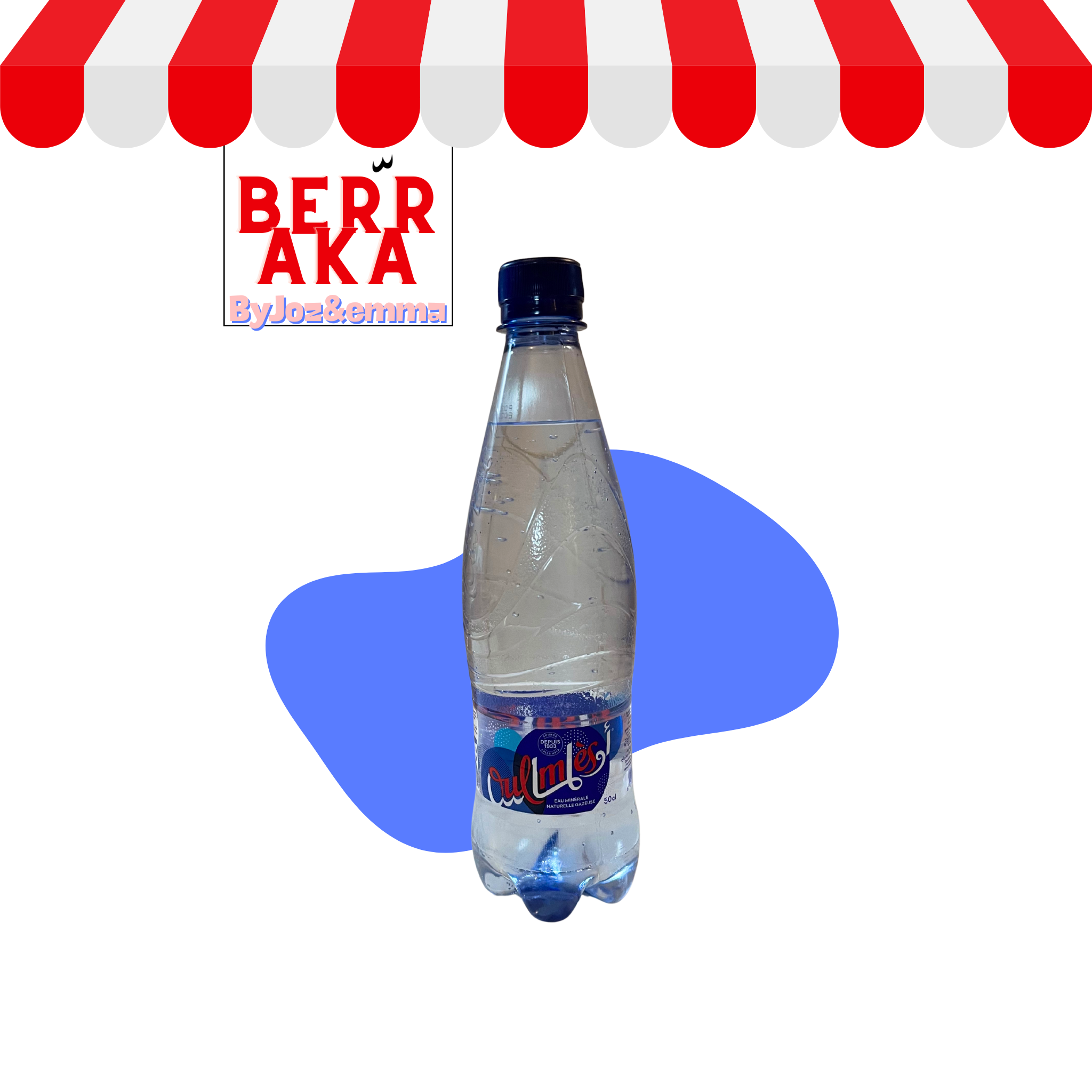 Oulmes – Eau Minérale Gazeuse 50 cl