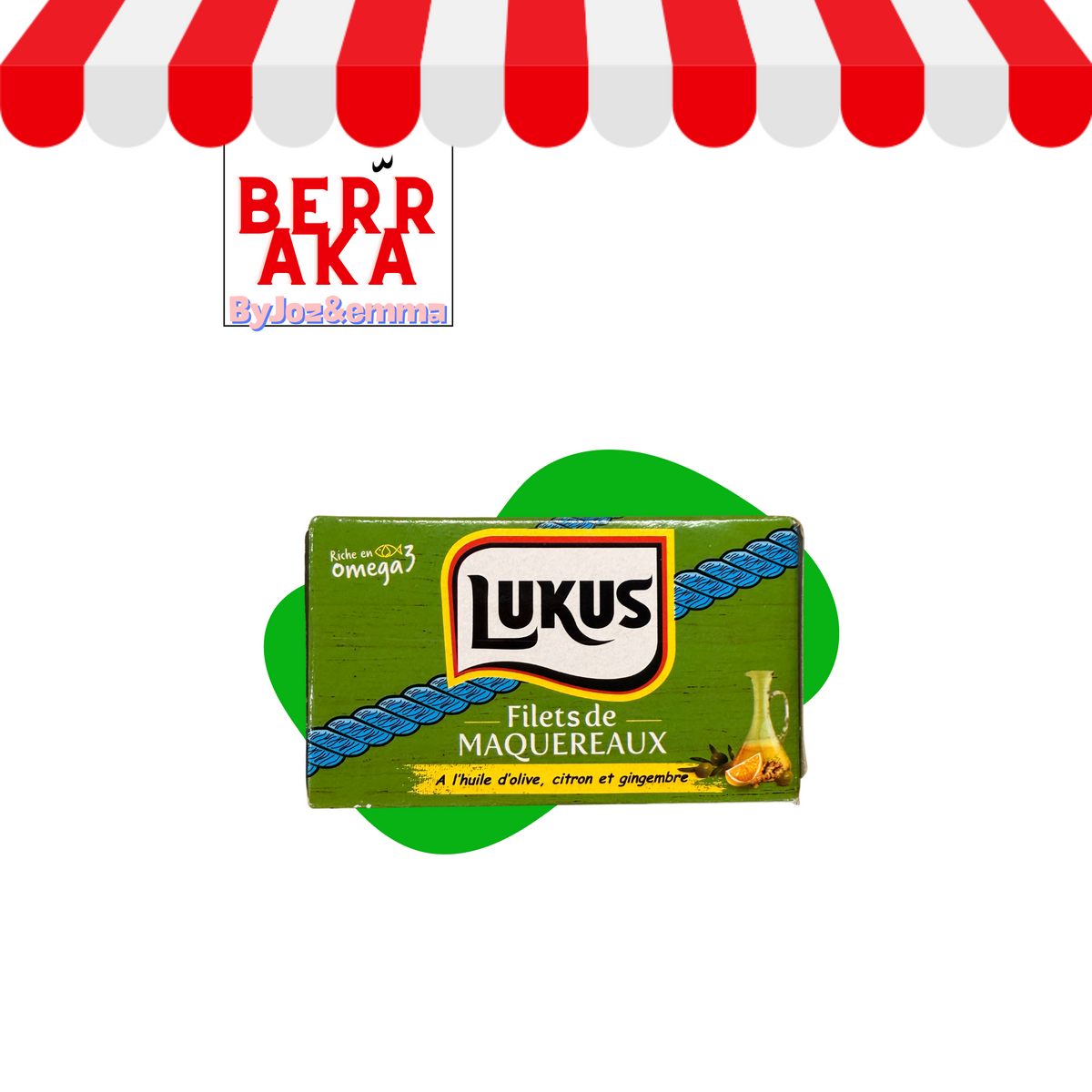 ⚠️ En précommande l’envoi le 05 novembre ⚠️ - LUKUS Filets de Maquereaux à l'huile d'olive 125G