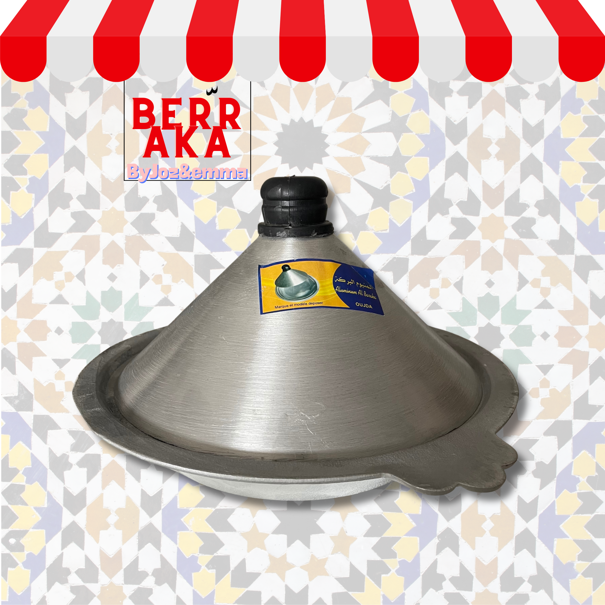 Tajine aluminium pour 5-6 personnes