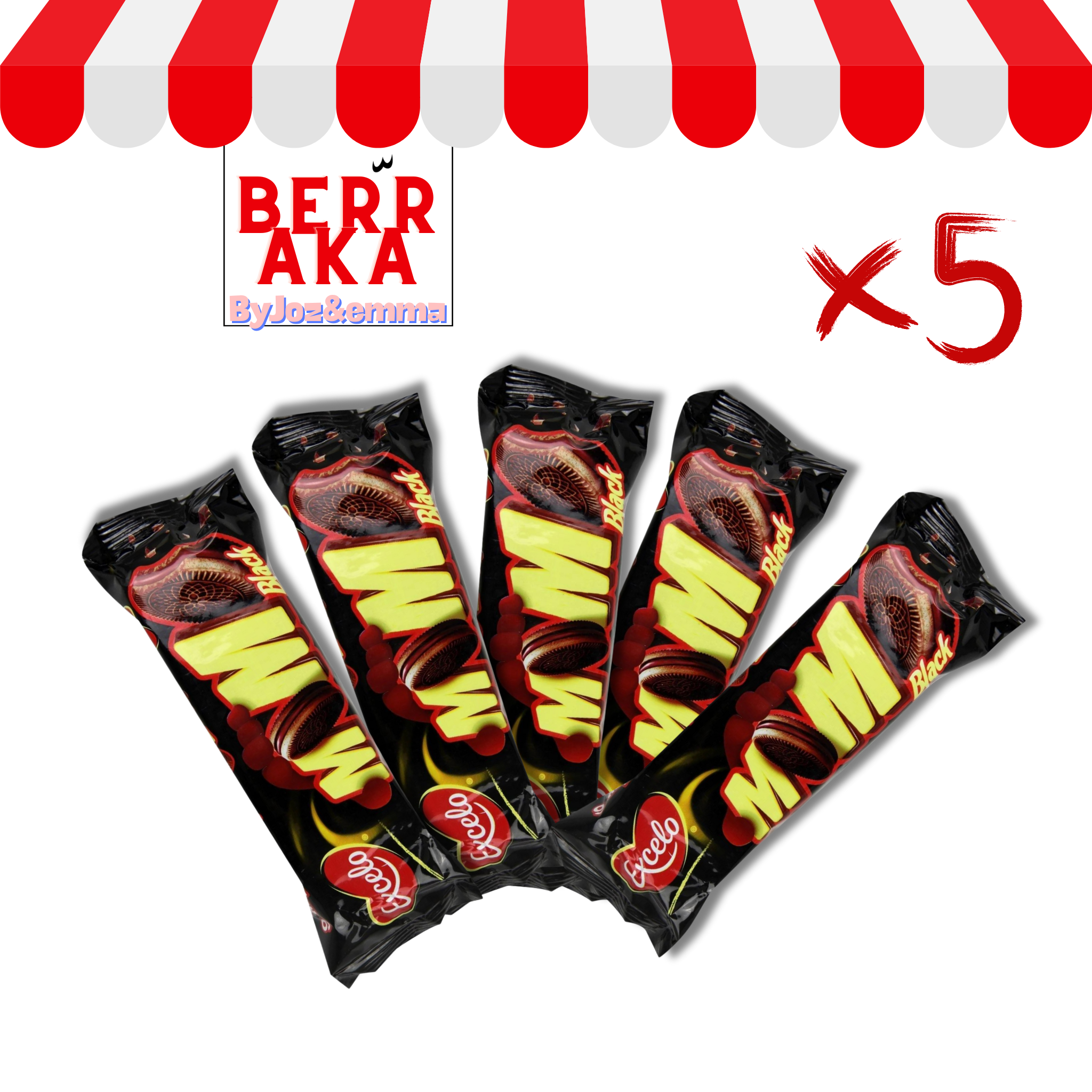 5x MOMO Biscuit cacao