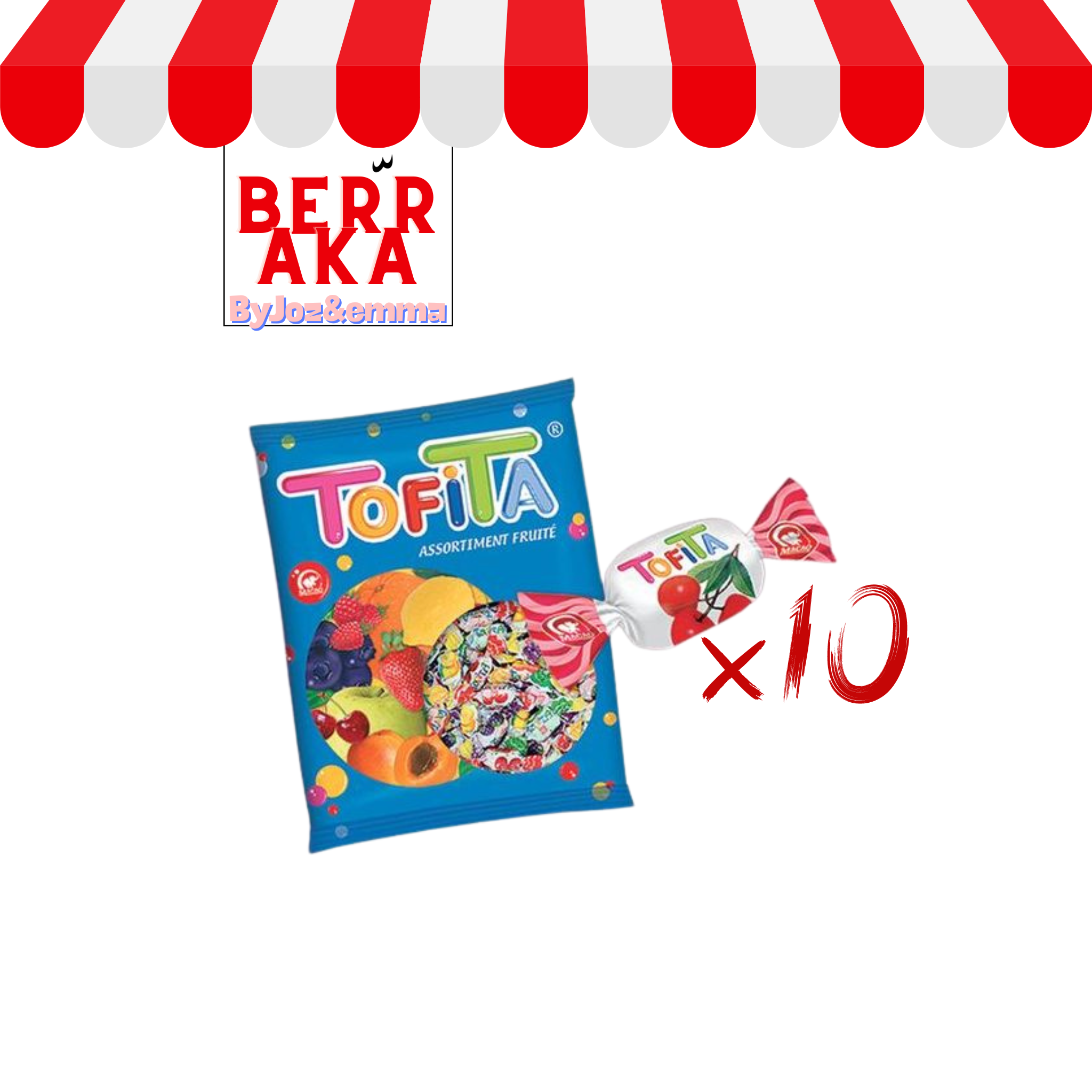 10x Tofita bonbon