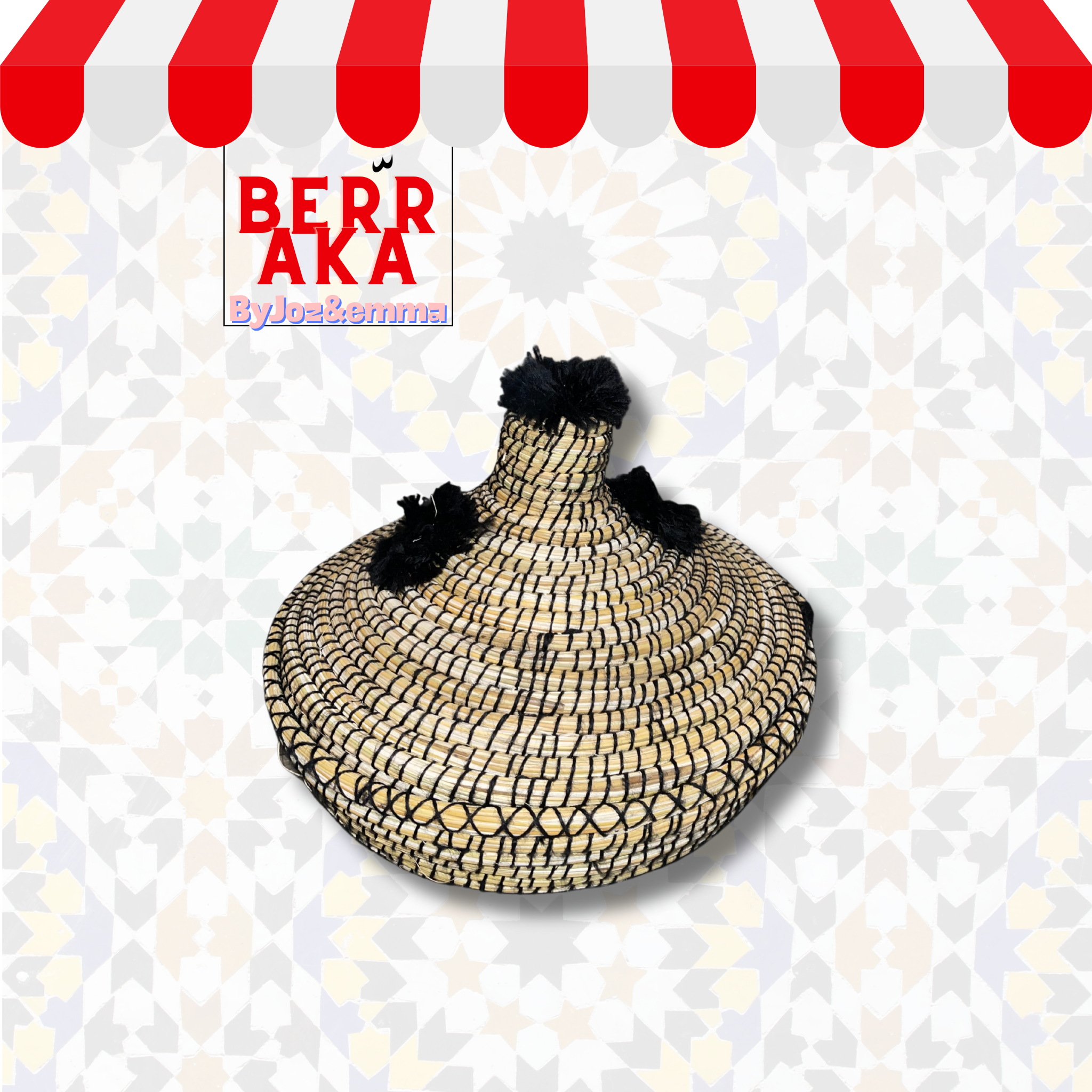 Grand Panier Traditionnel Tajine Marocain