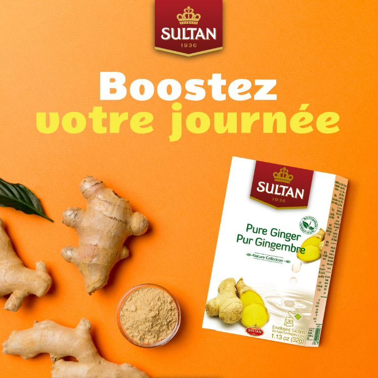 Sultan Thé Pur Gingembre en Sachet