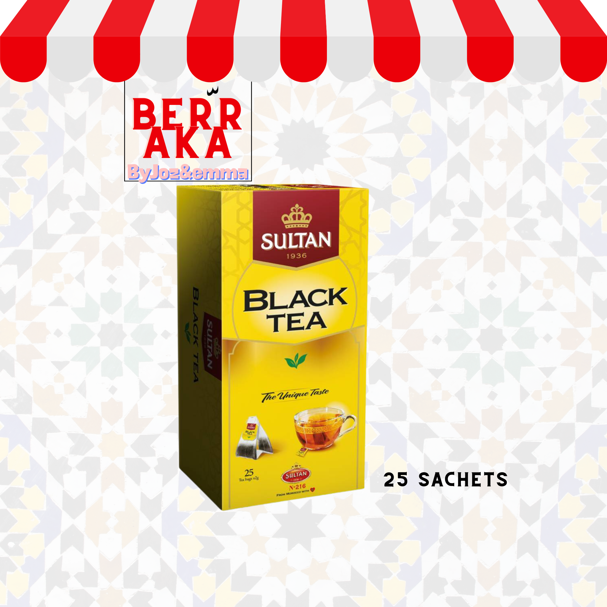 Thé Noir Sultan en Sachet