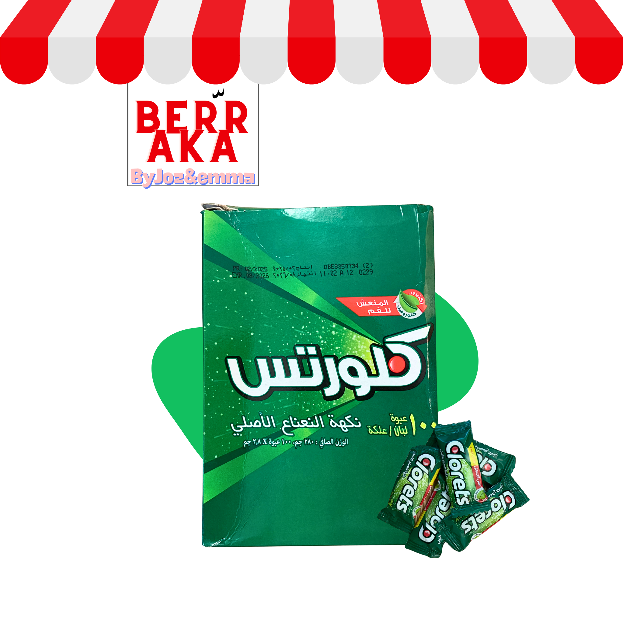 5x Clorets - Chewing-gum