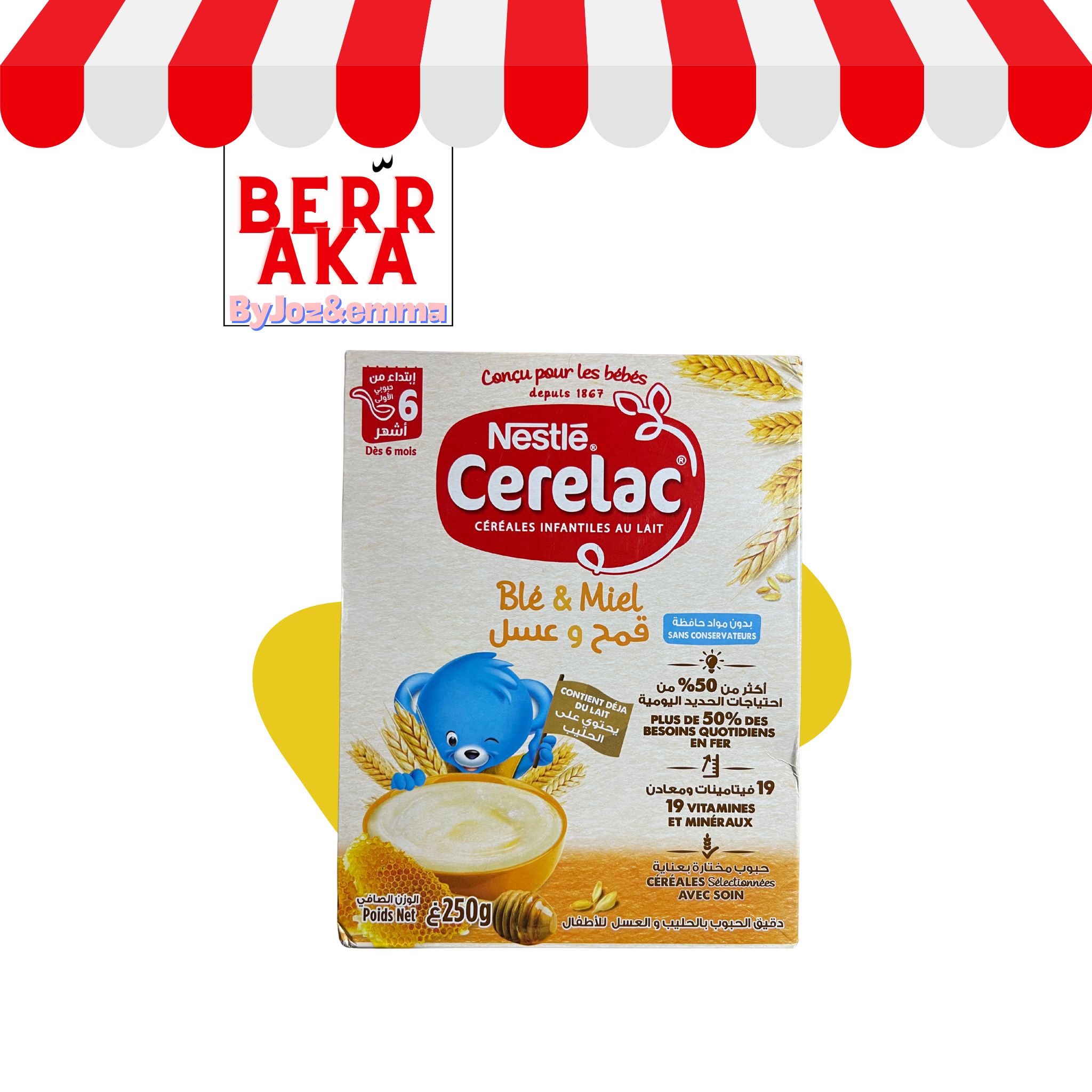 Cerelac Blé et Lait – Nestle Maroc (250g)