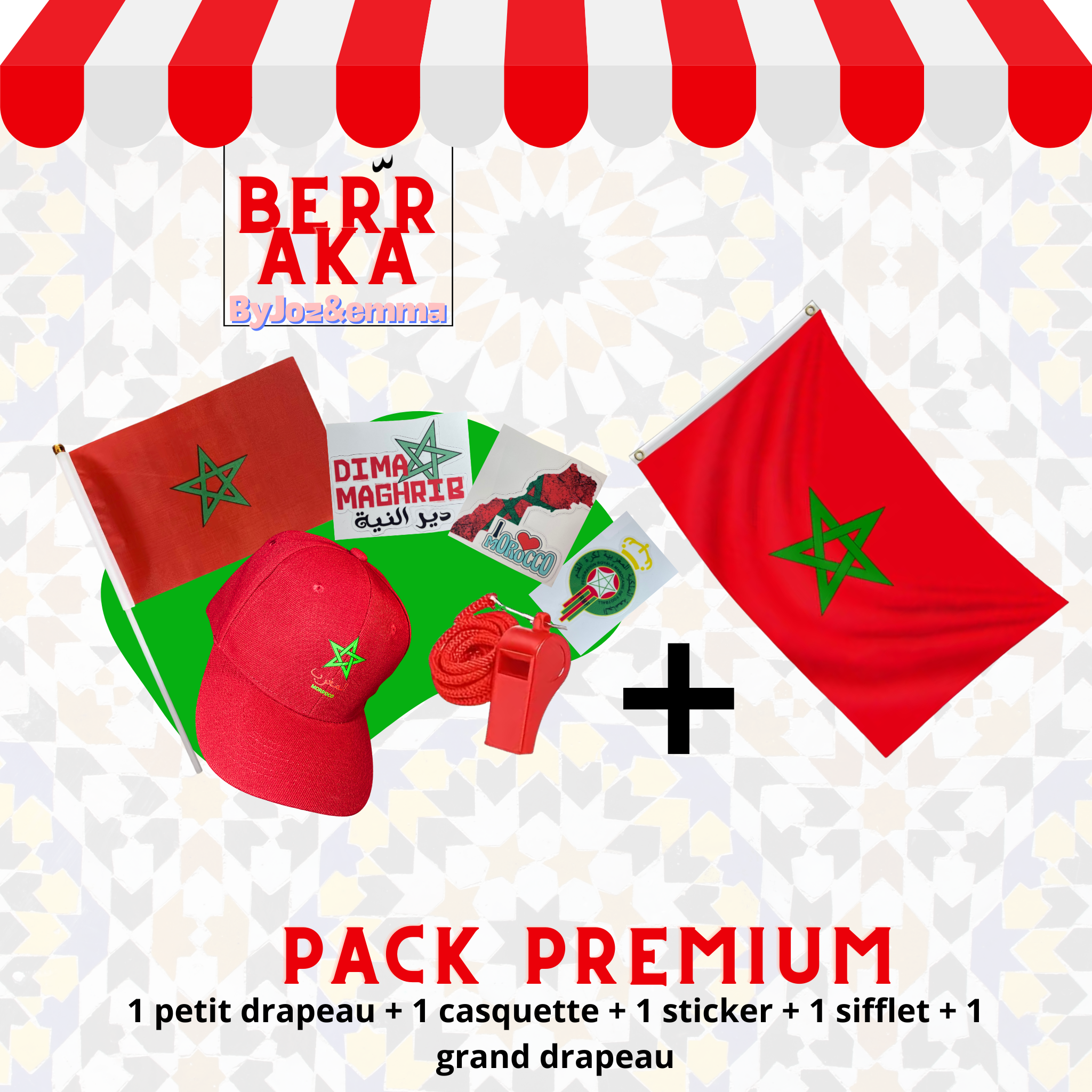 Pack Supporter le Maroc