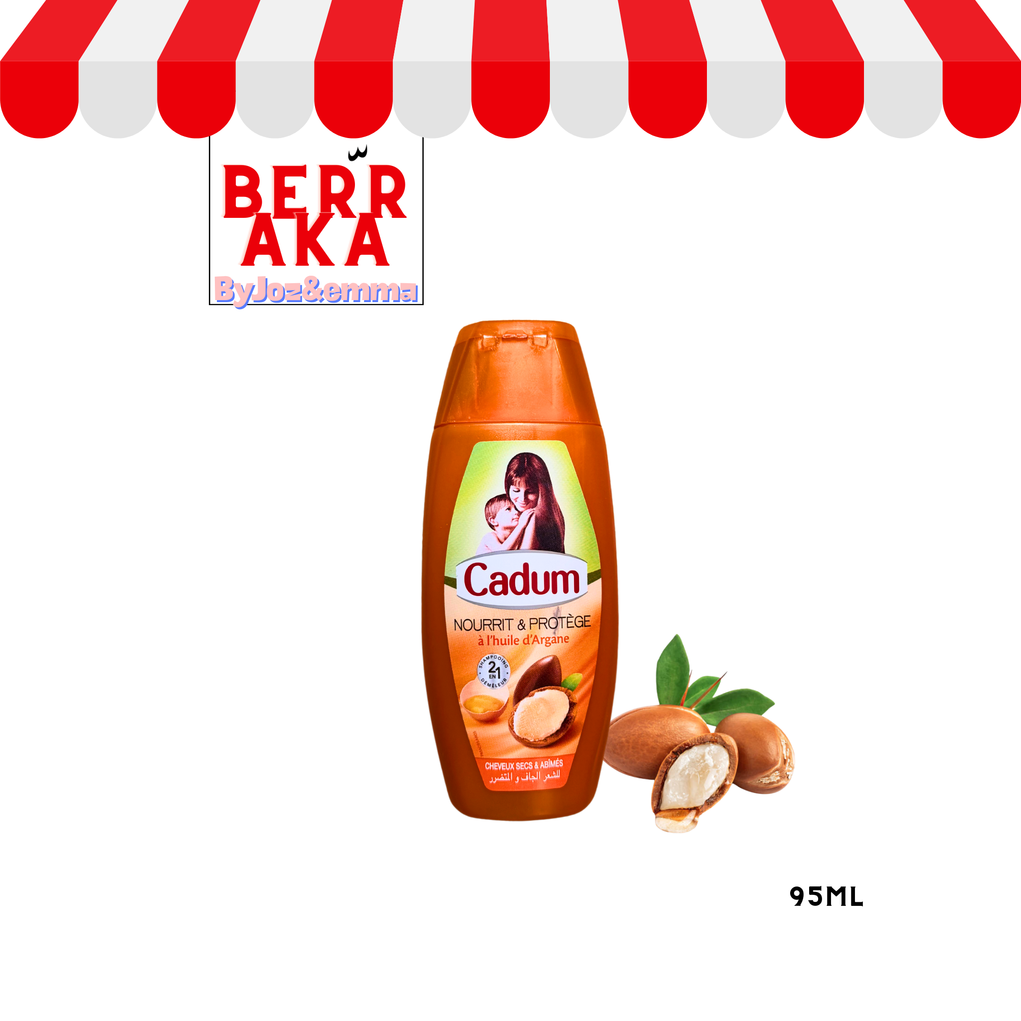 Cadum Shampoing - 95ml - petit format