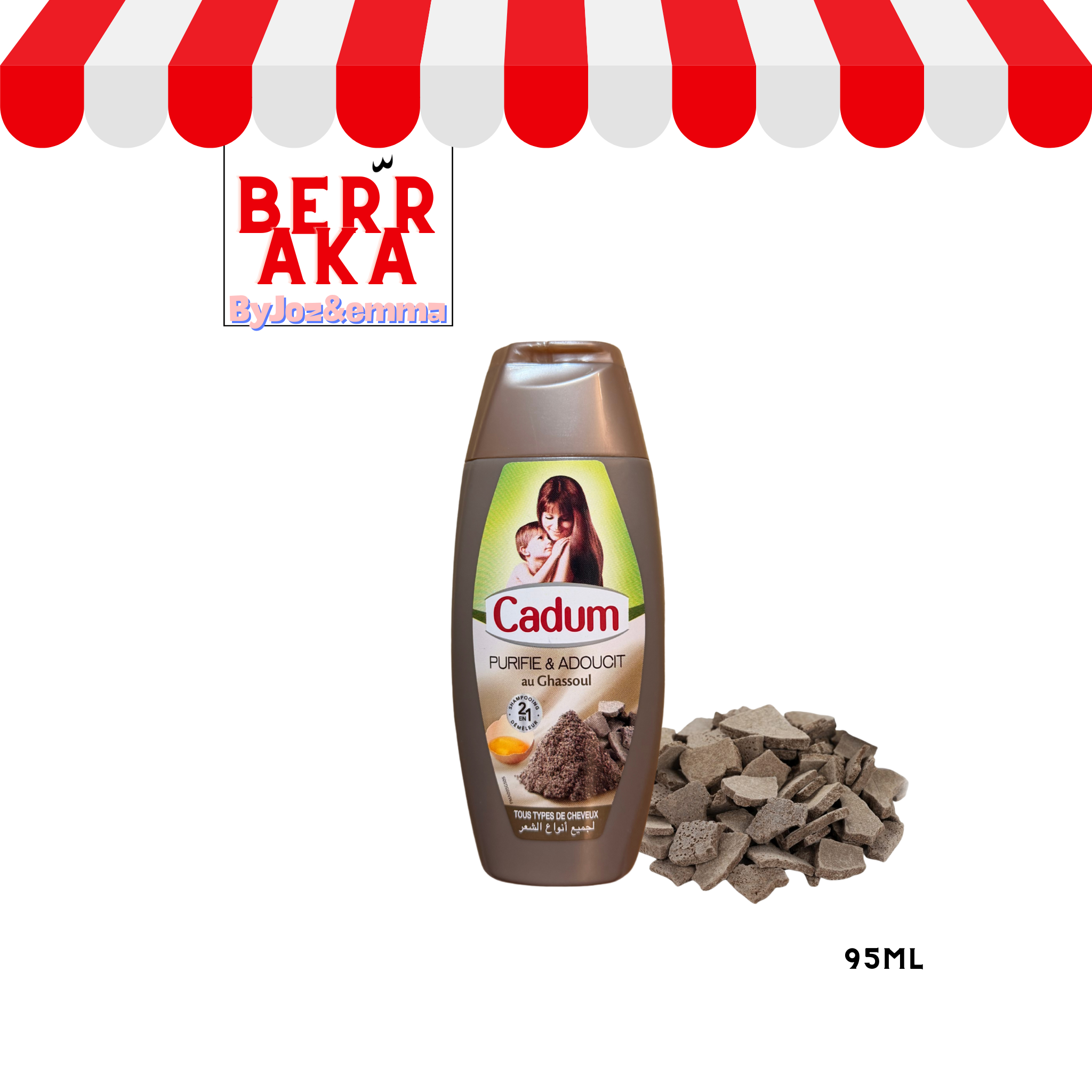 Cadum Shampoing - 95ml - petit format