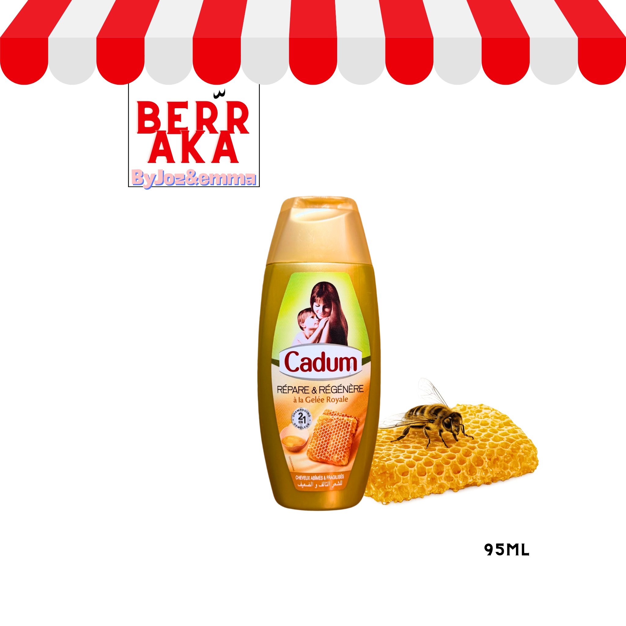 Cadum Shampoing - 95ml - petit format
