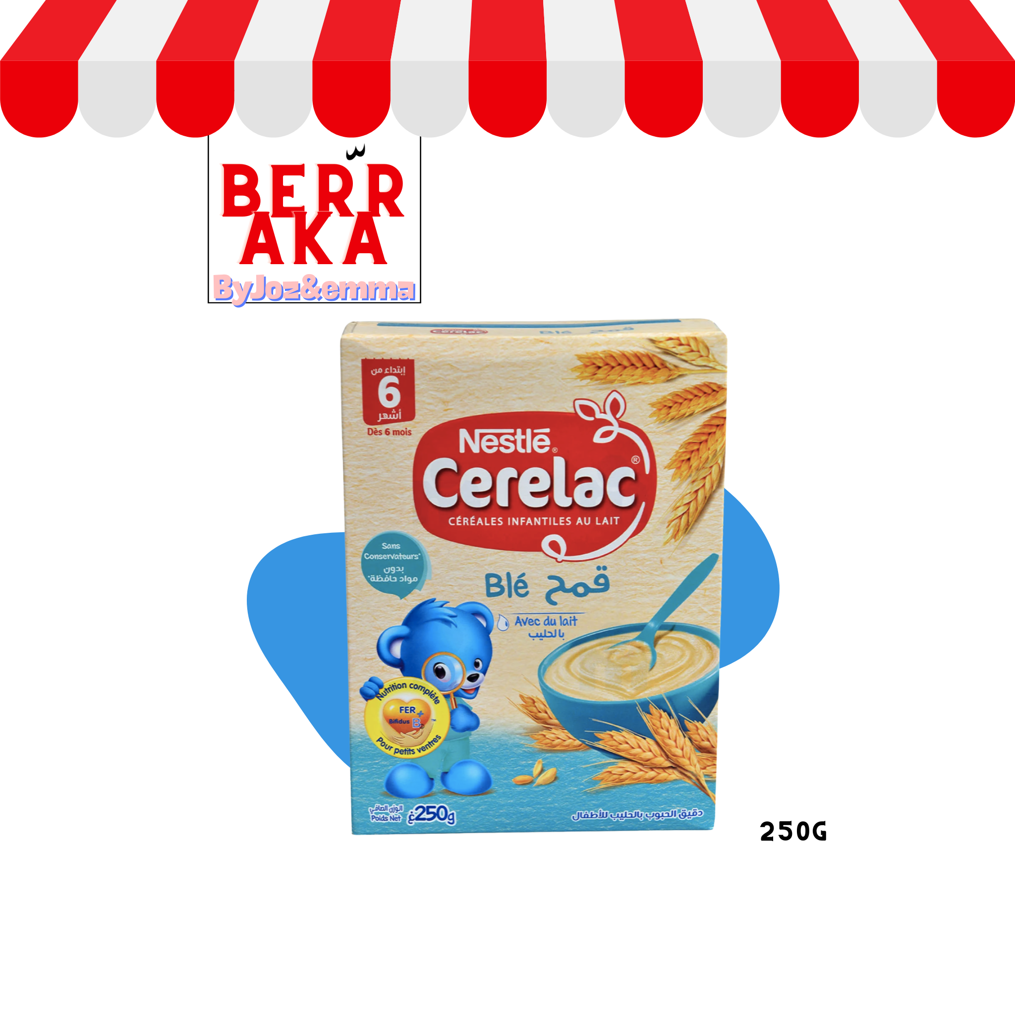 Cerelac Blé et Lait – Nestle Maroc (250g)