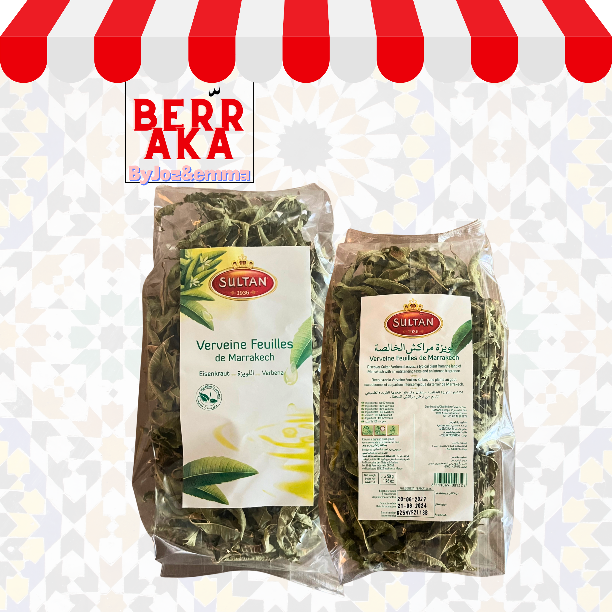 thé sultan verveine maroc lwiza