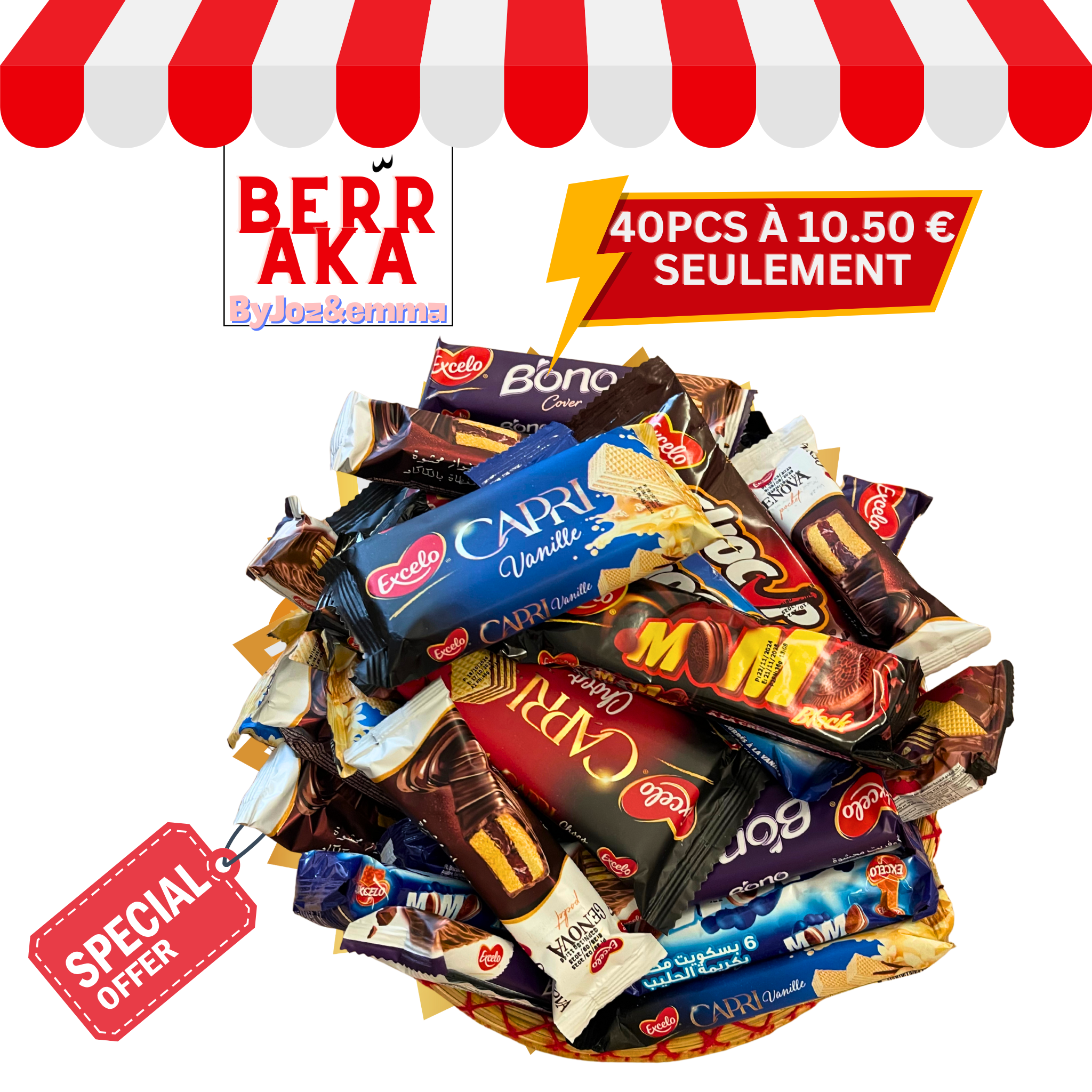 Le Pack Goûter Ultime – 40 Délices pour 10.50€ !