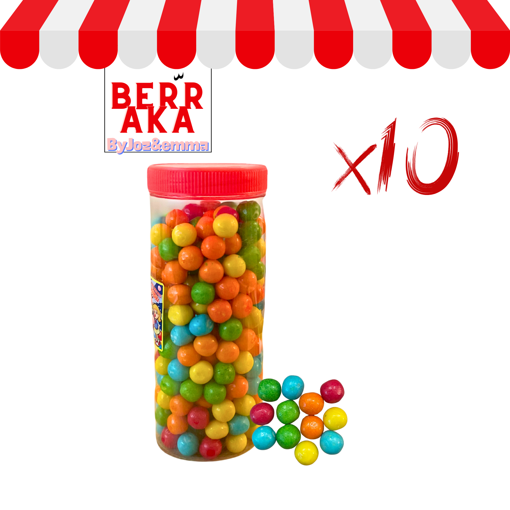Big Bubble mix fruits - Gum Balls